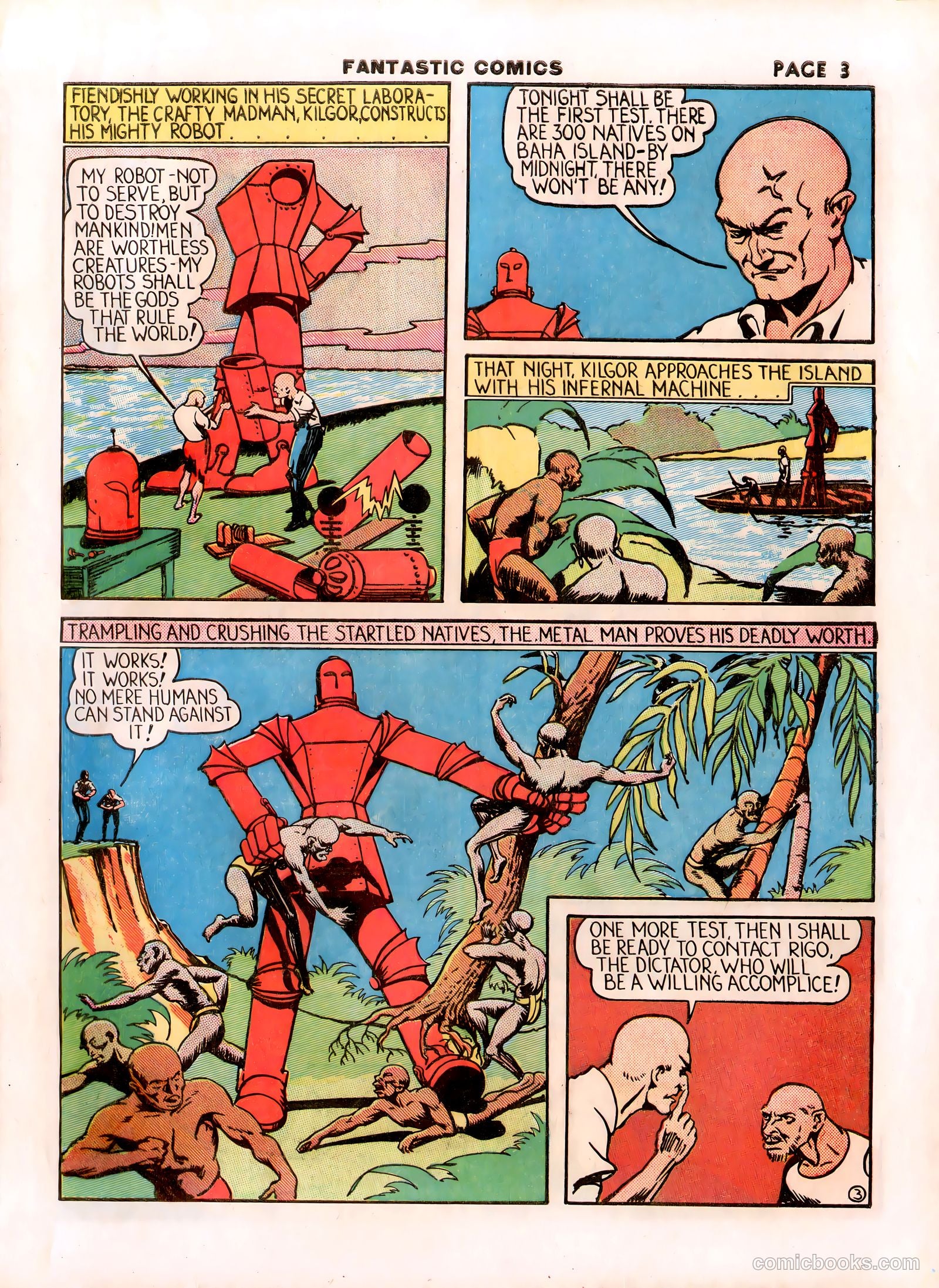 Fantastic Comics #4 (1940) — page 5 of 68
