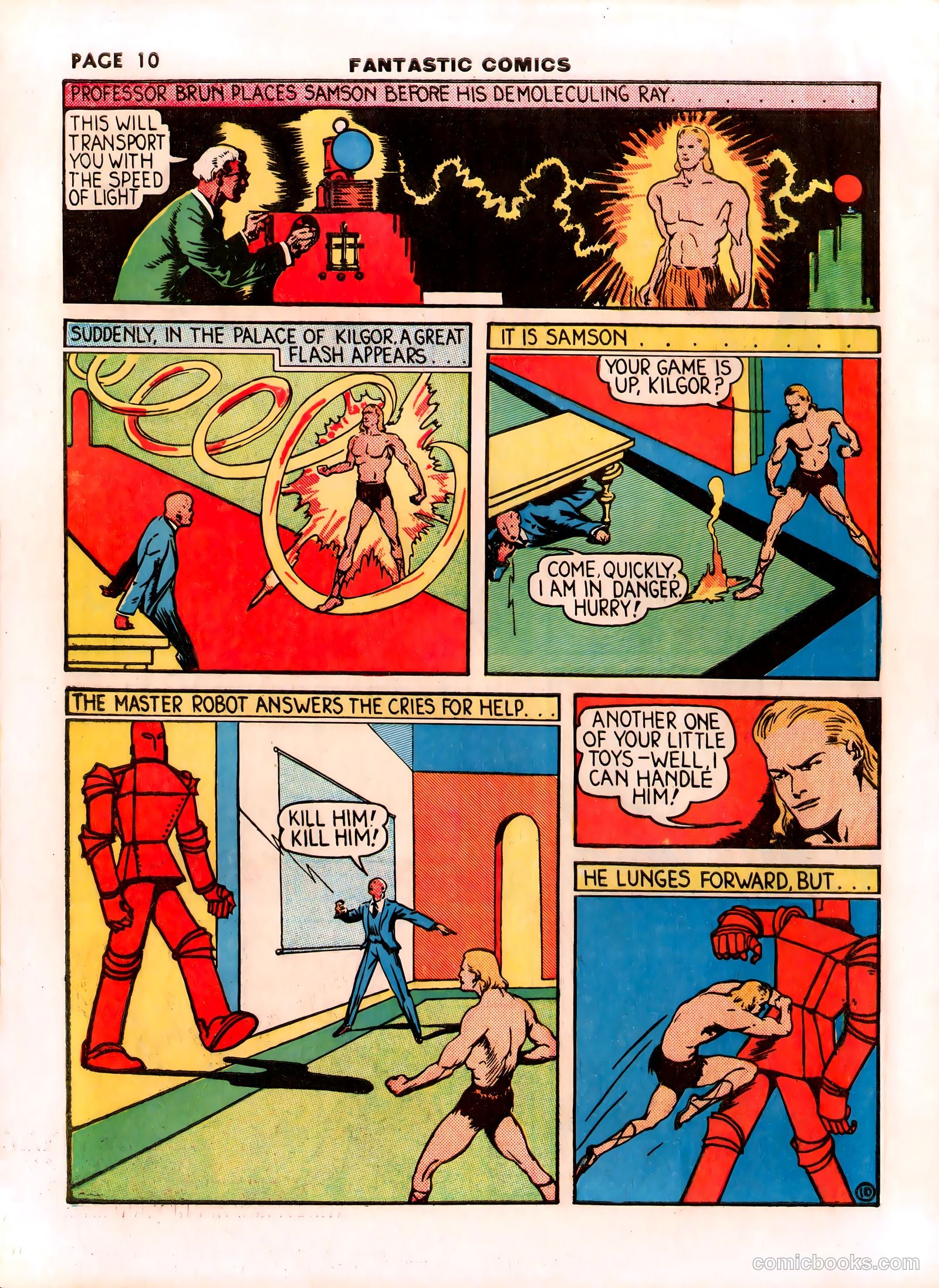 Fantastic Comics #4 (1940) — page 12 of 68