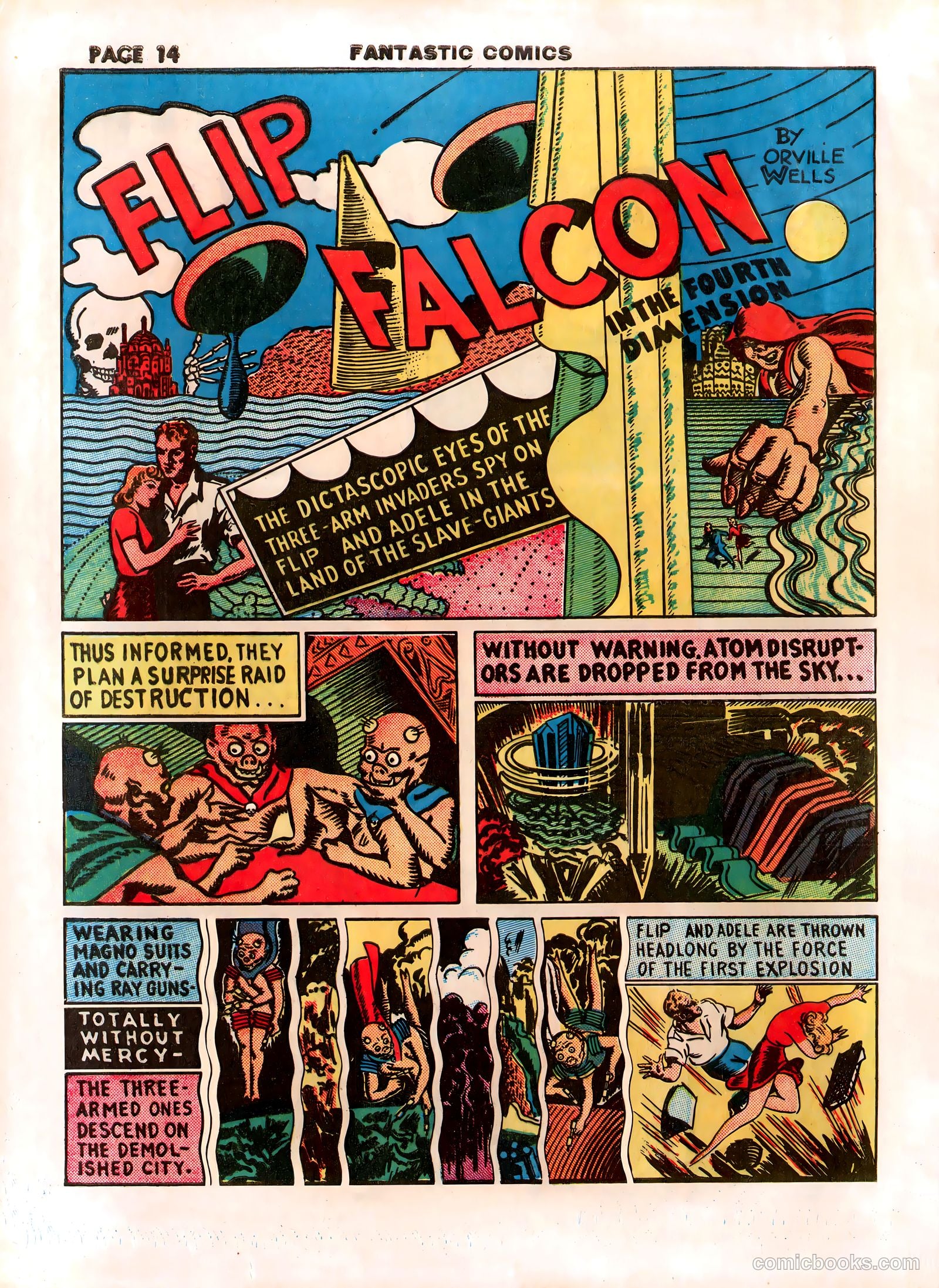 Fantastic Comics #4 (1940) — page 16 of 68