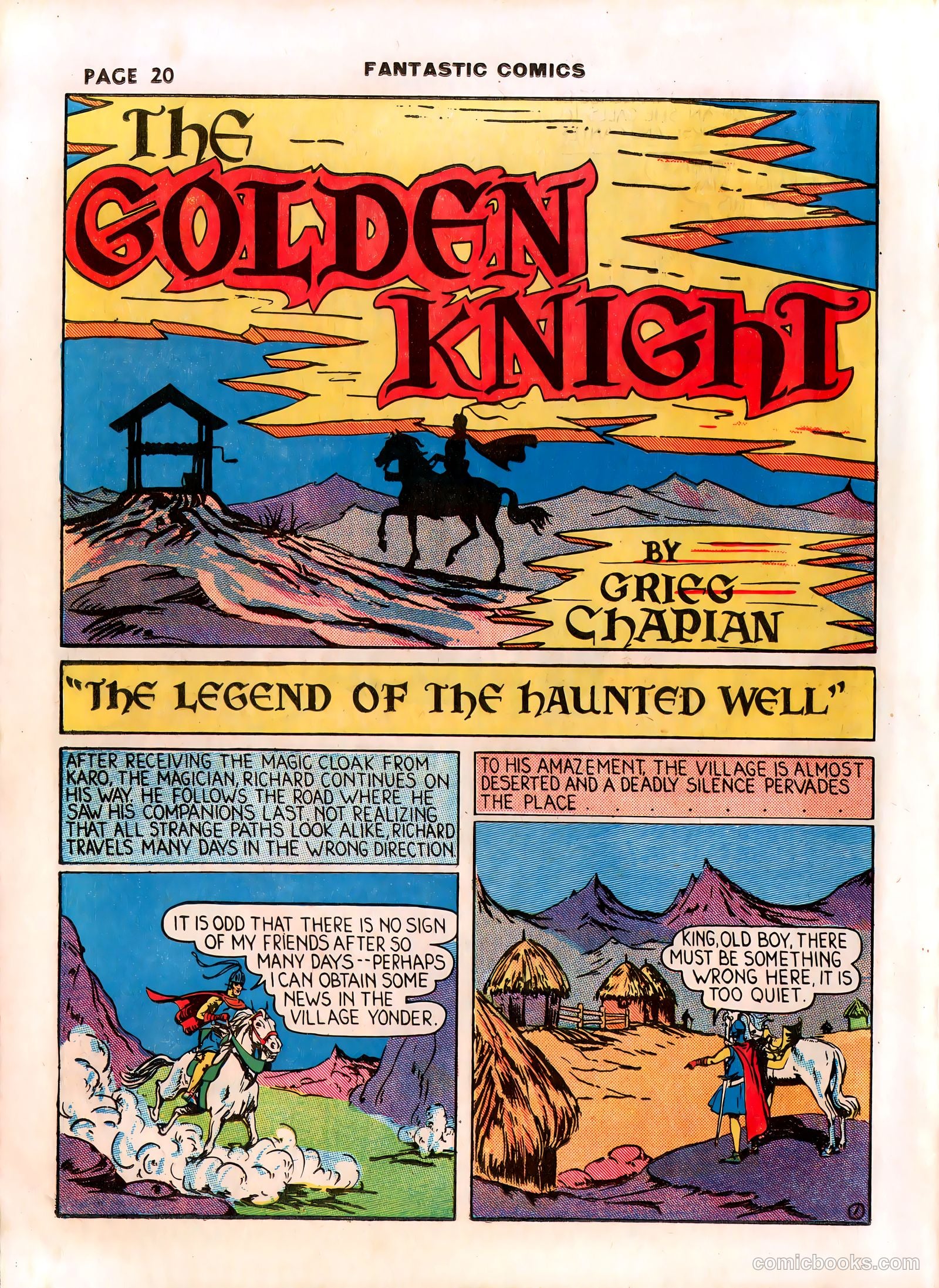 Fantastic Comics #4 (1940) — page 22 of 68