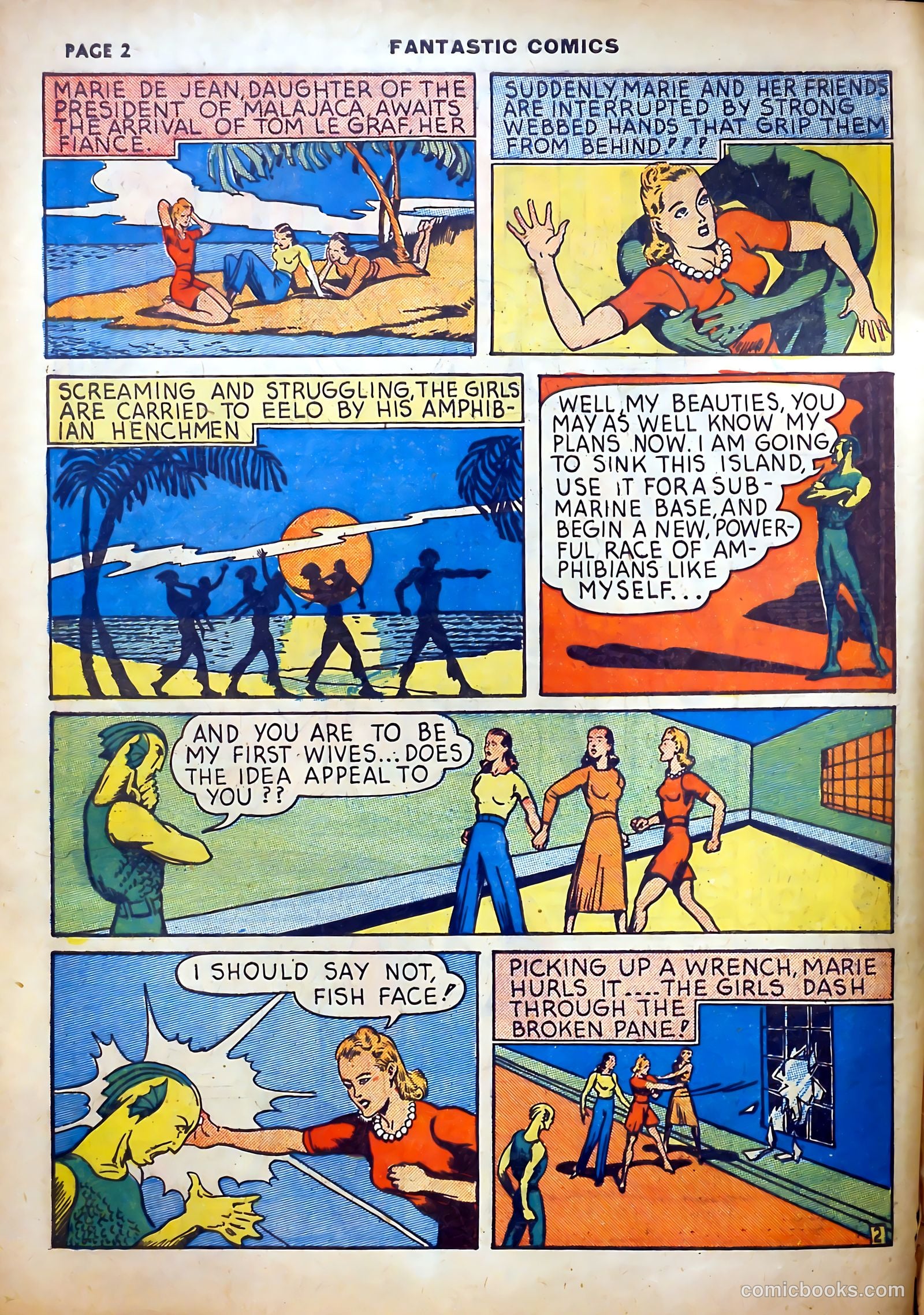 Fantastic Comics #5 (1940) — page 3 of 67