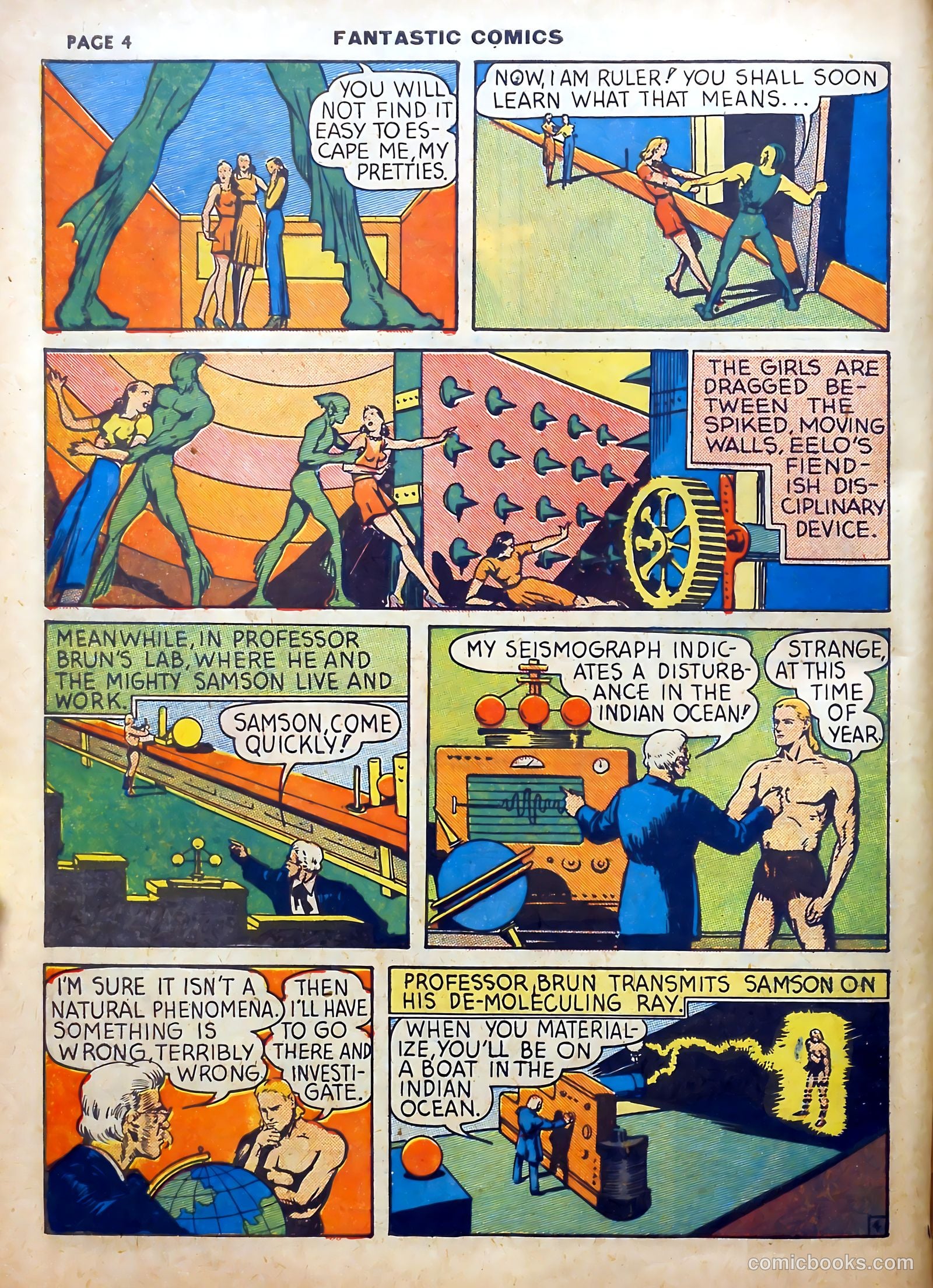 Fantastic Comics #5 (1940) — page 5 of 67