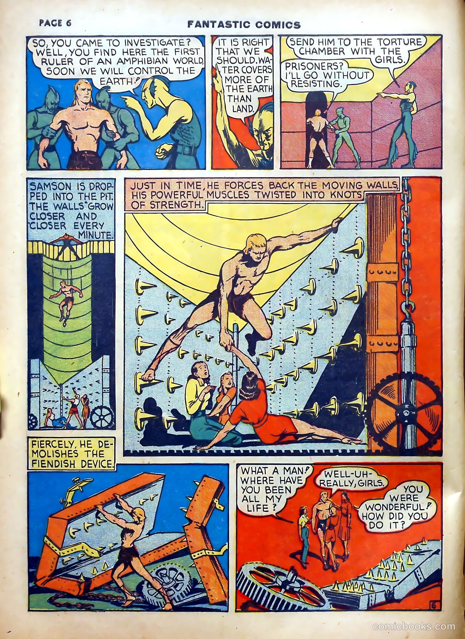 Fantastic Comics #5 (1940) — page 7 of 67