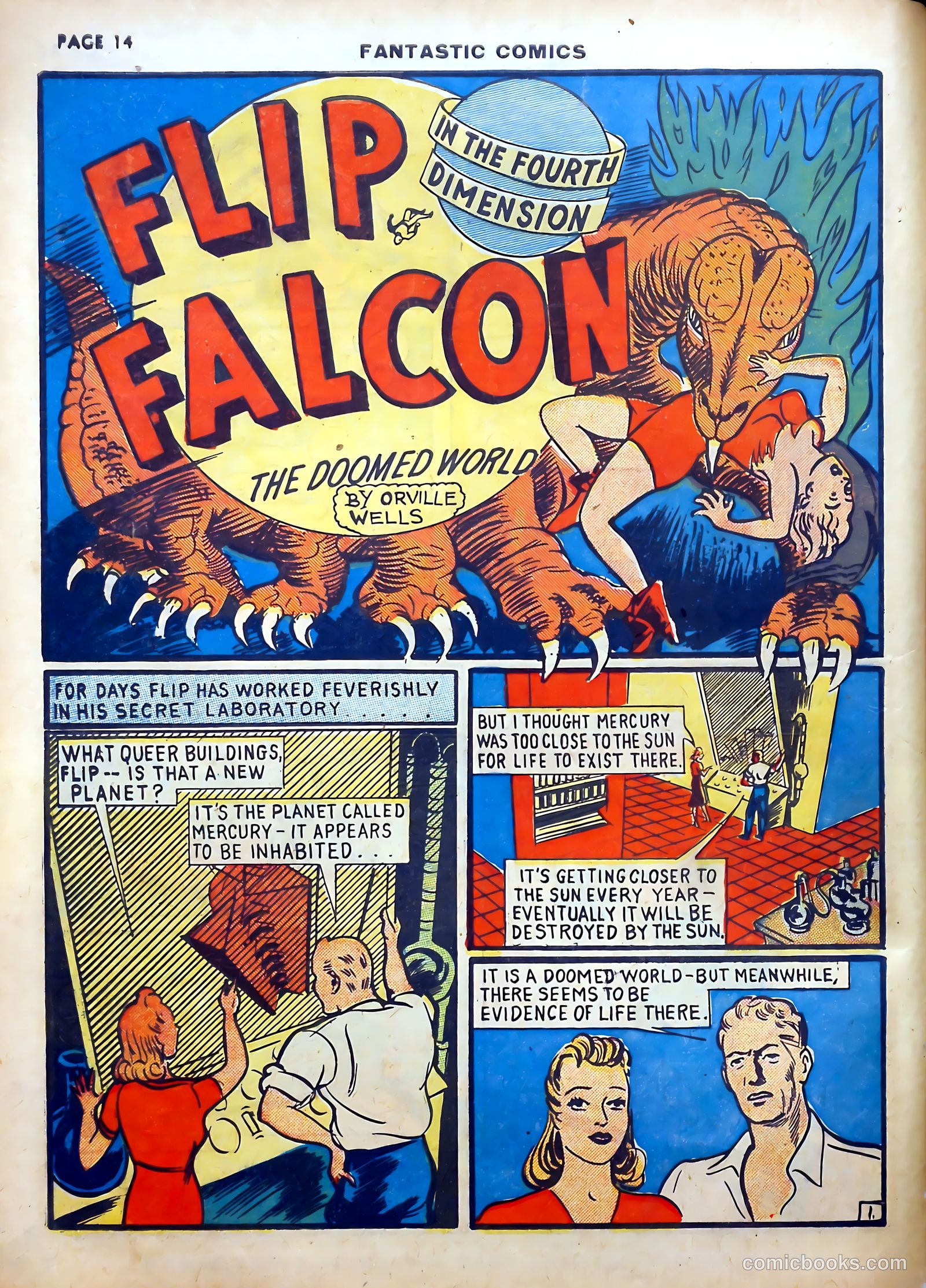 Fantastic Comics #5 (1940) — page 15 of 67