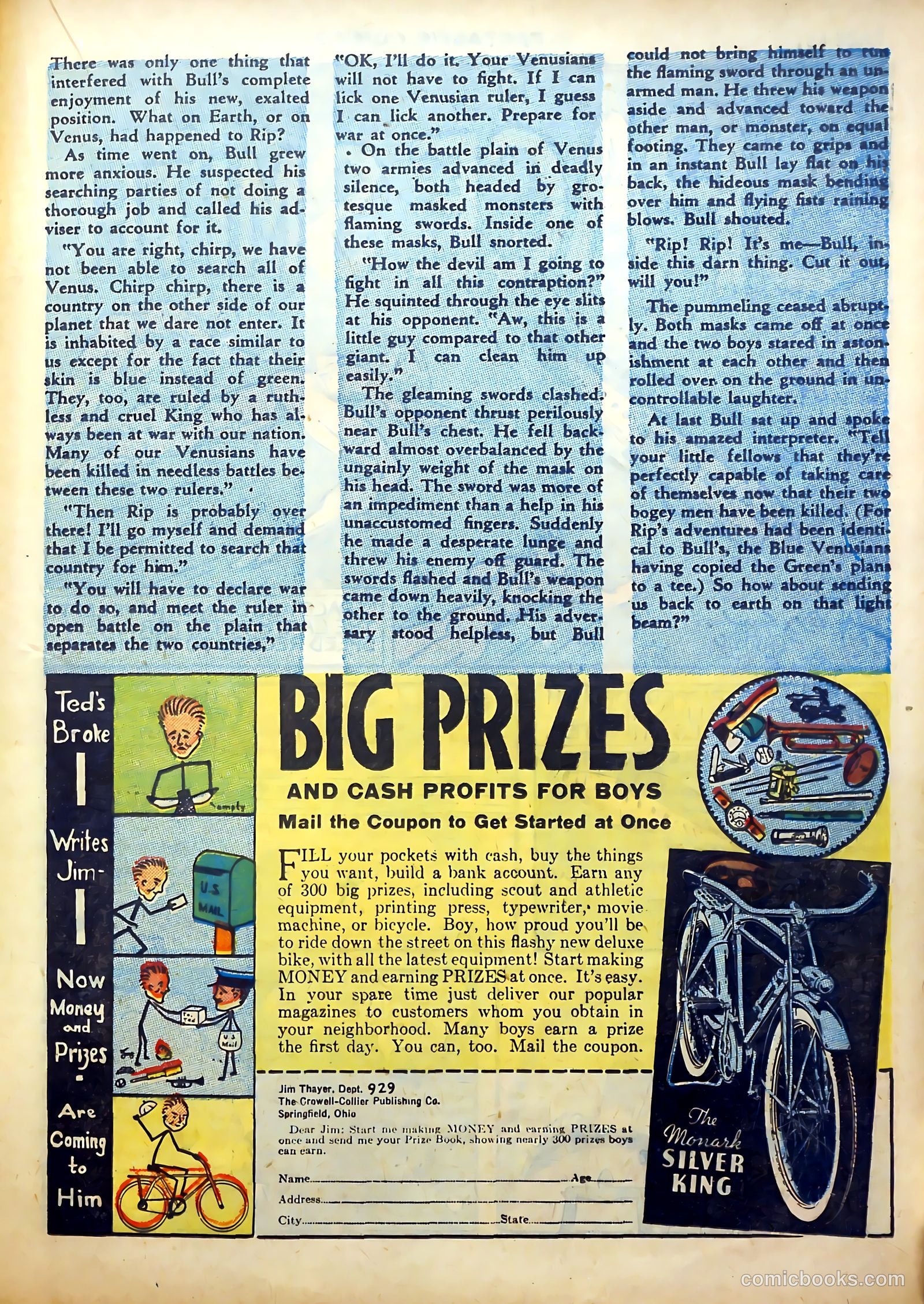 Fantastic Comics #5 (1940) — page 36 of 67