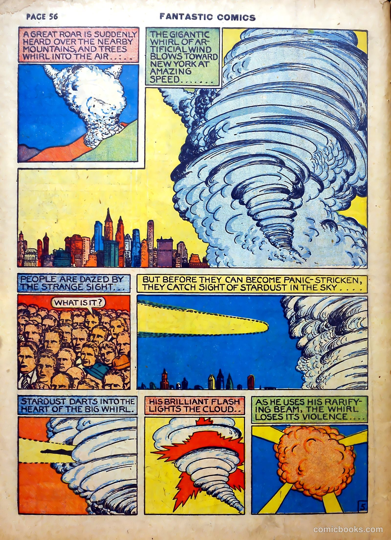 Fantastic Comics #5 (1940) — page 57 of 67