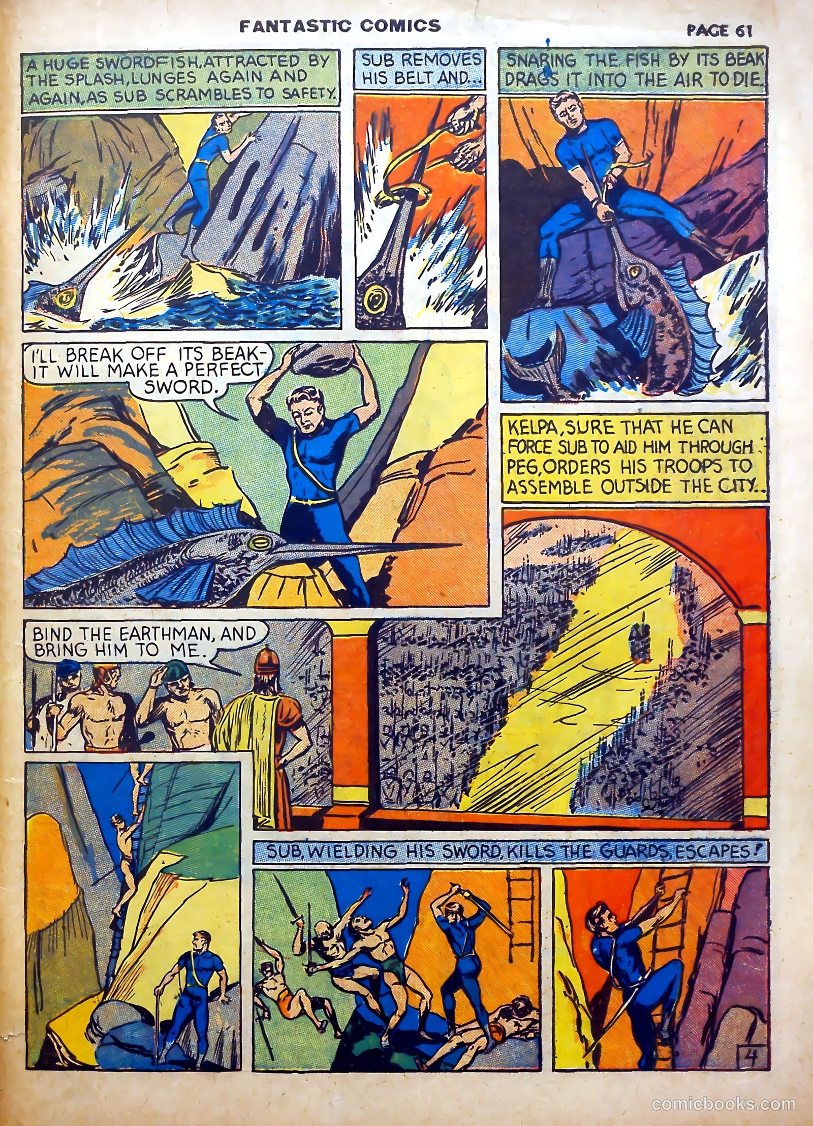 Fantastic Comics #5 (1940) — page 62 of 67