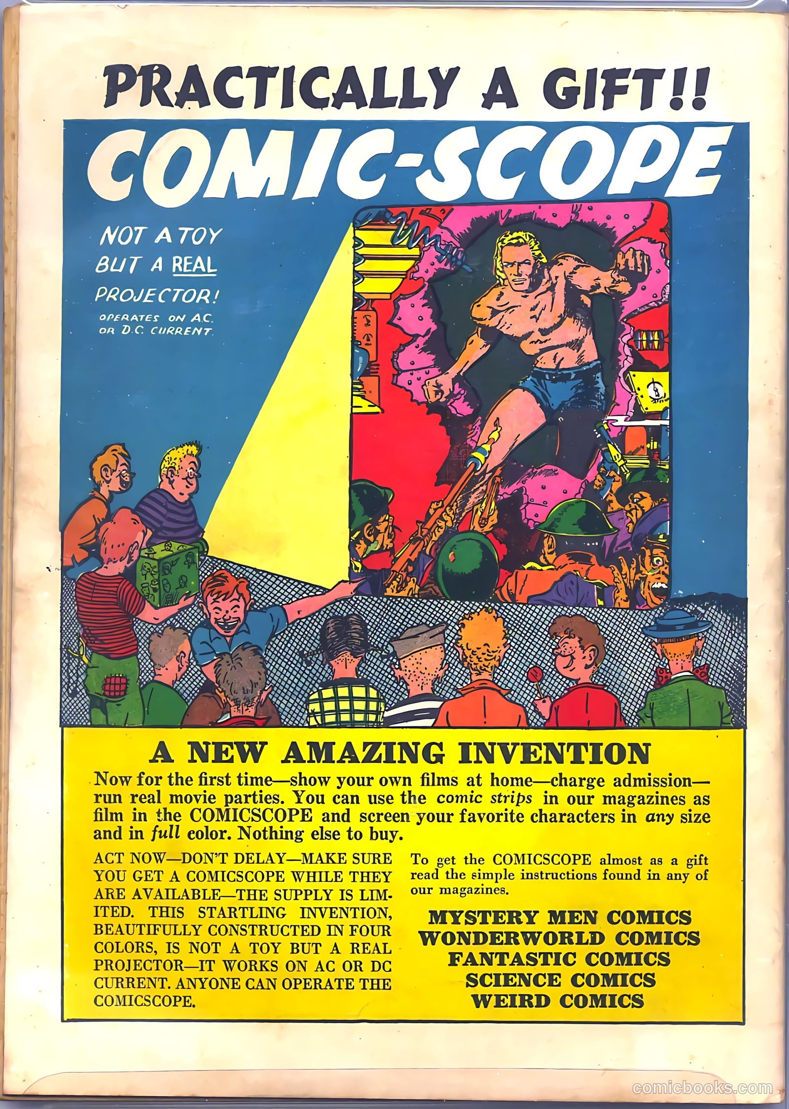 Fantastic Comics #5 (1940) — page 67 of 67