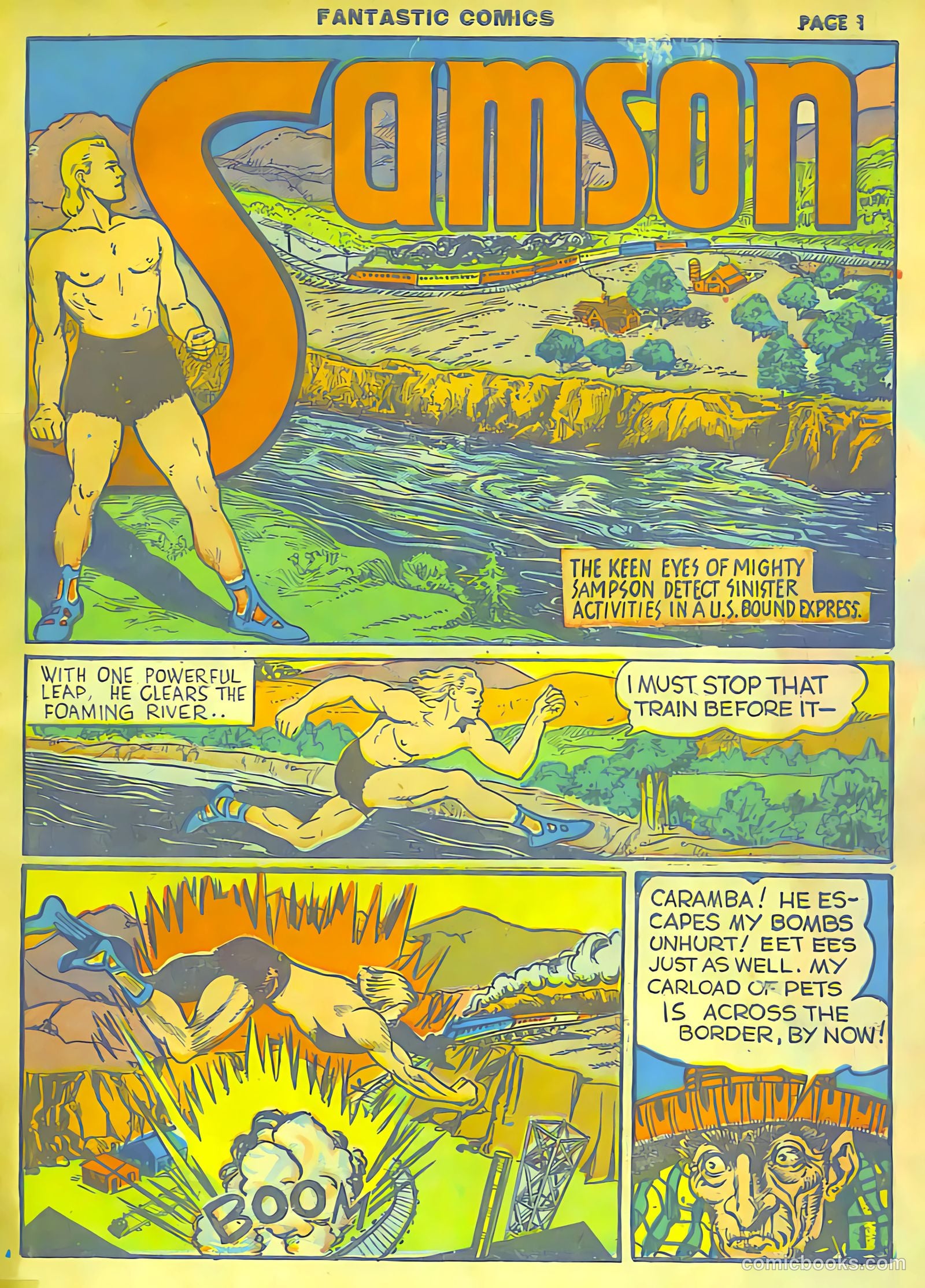 Fantastic Comics #6 (1940) — page 3 of 68