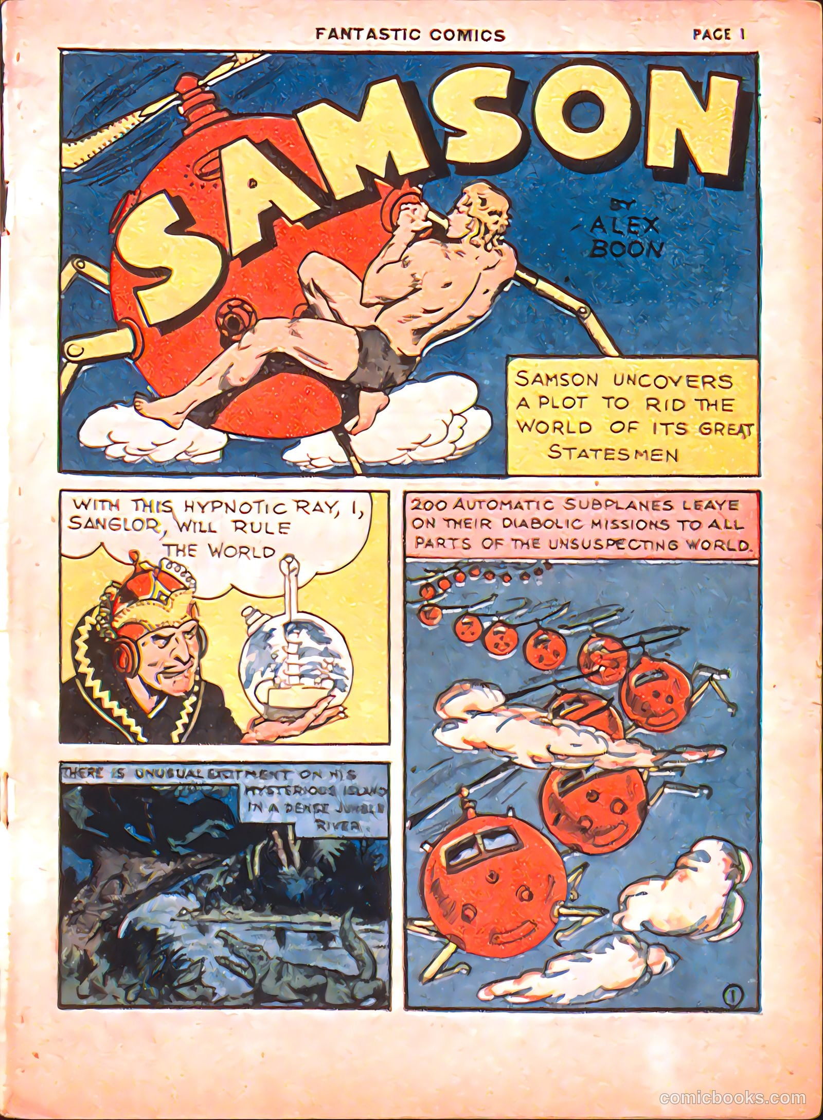 Fantastic Comics #7 (1940) — page 3 of 68
