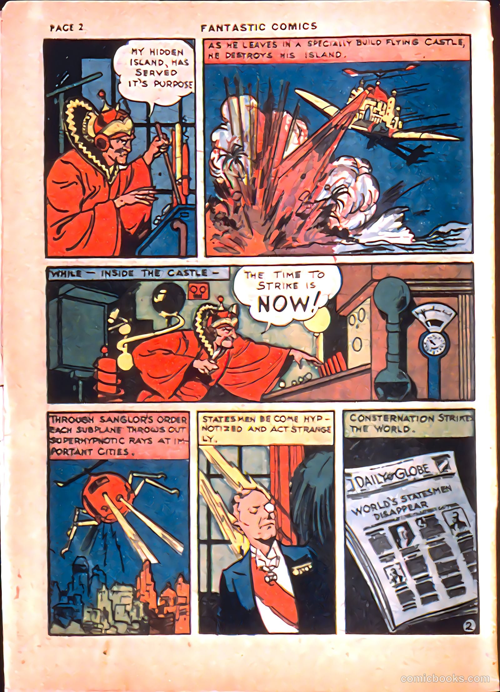 Fantastic Comics #7 (1940) — page 4 of 68