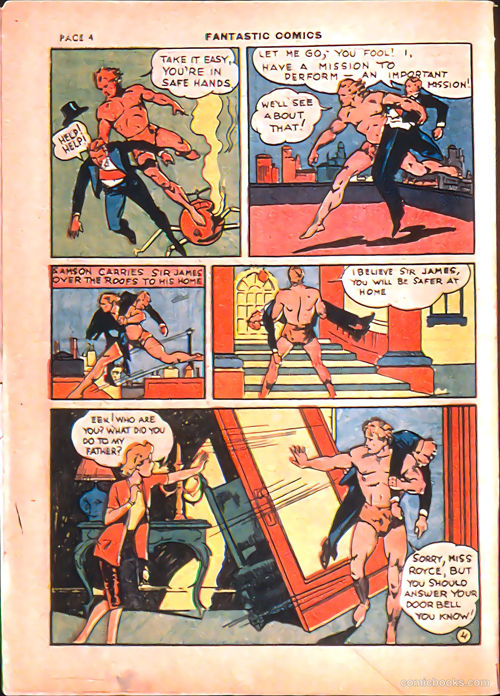 Fantastic Comics #7 (1940) — page 6 of 68