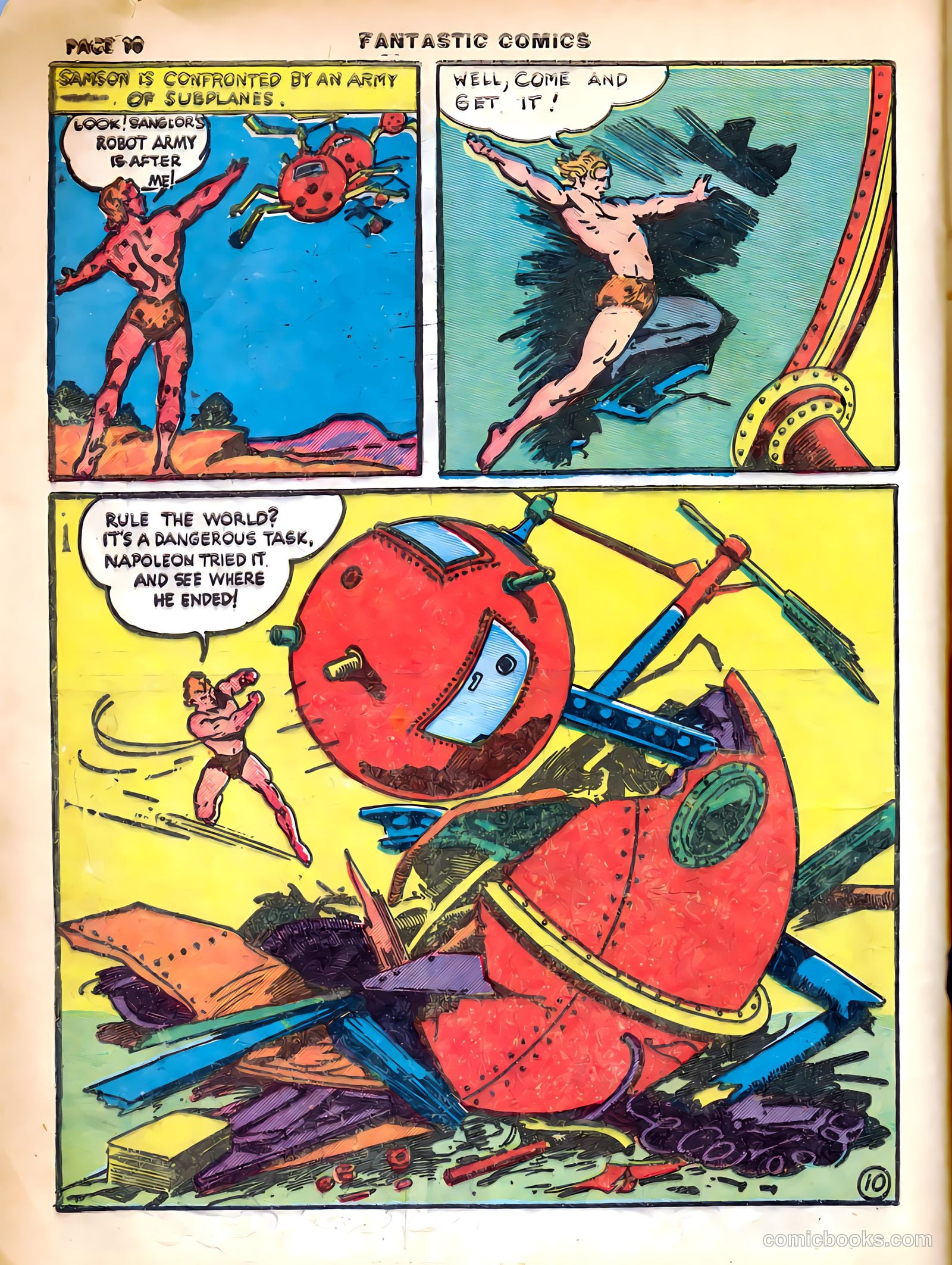 Fantastic Comics #7 (1940) — page 12 of 68