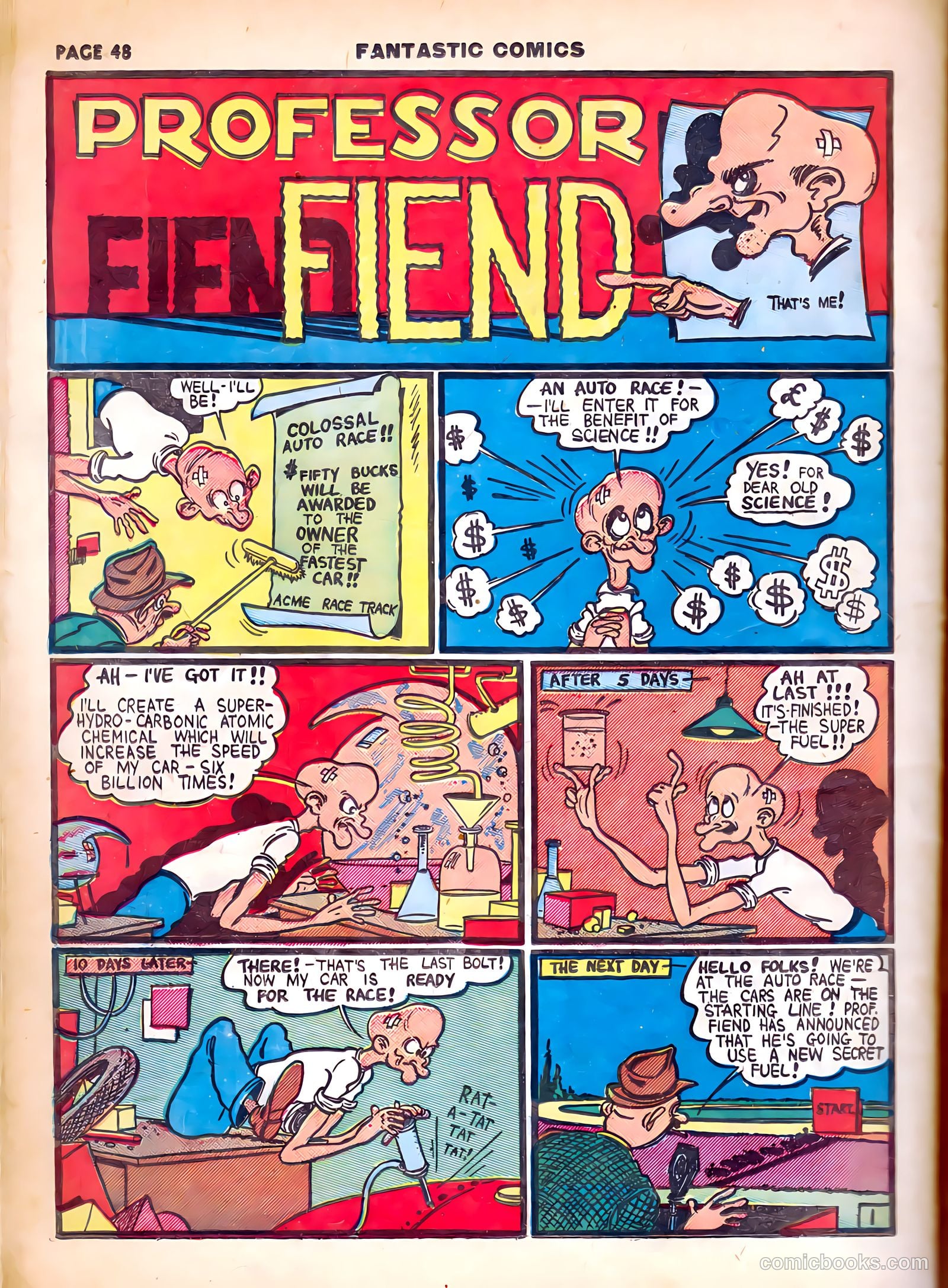Fantastic Comics #7 (1940) — page 50 of 68