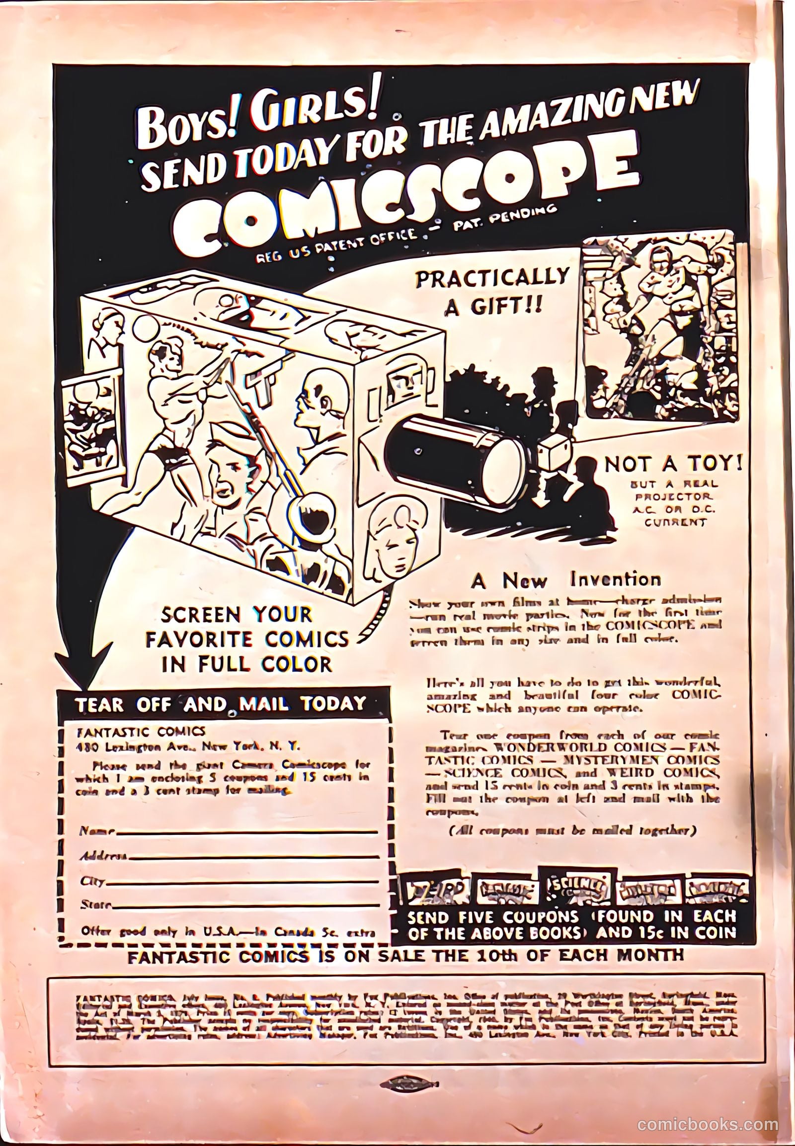 Fantastic Comics #8 (1940) — page 2 of 69
