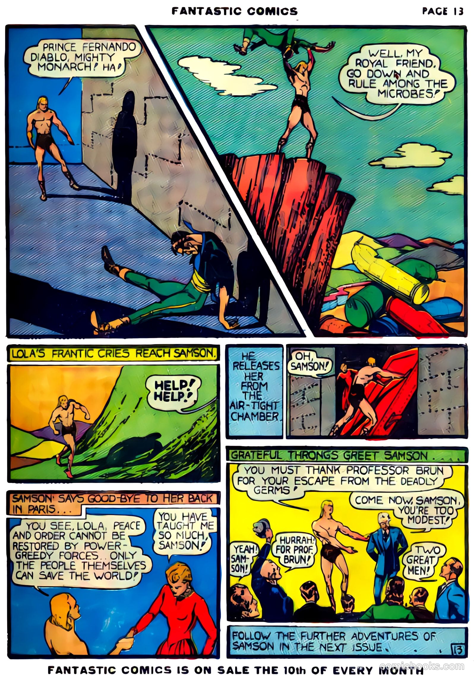 Fantastic Comics #8 (1940) — page 15 of 69