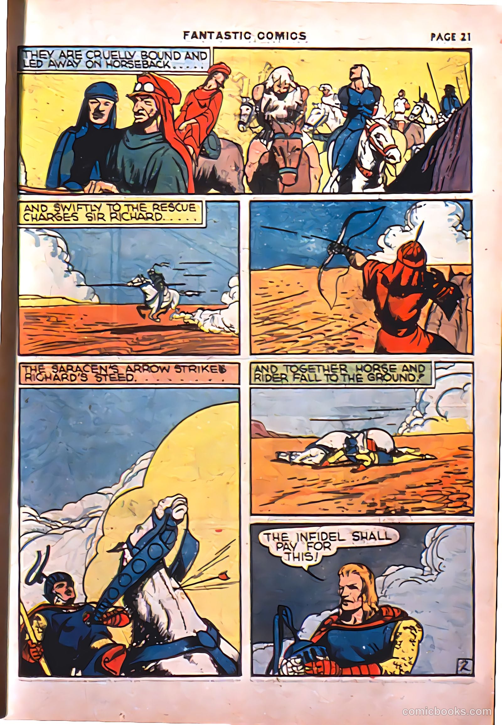 Fantastic Comics #8 (1940) — page 23 of 69
