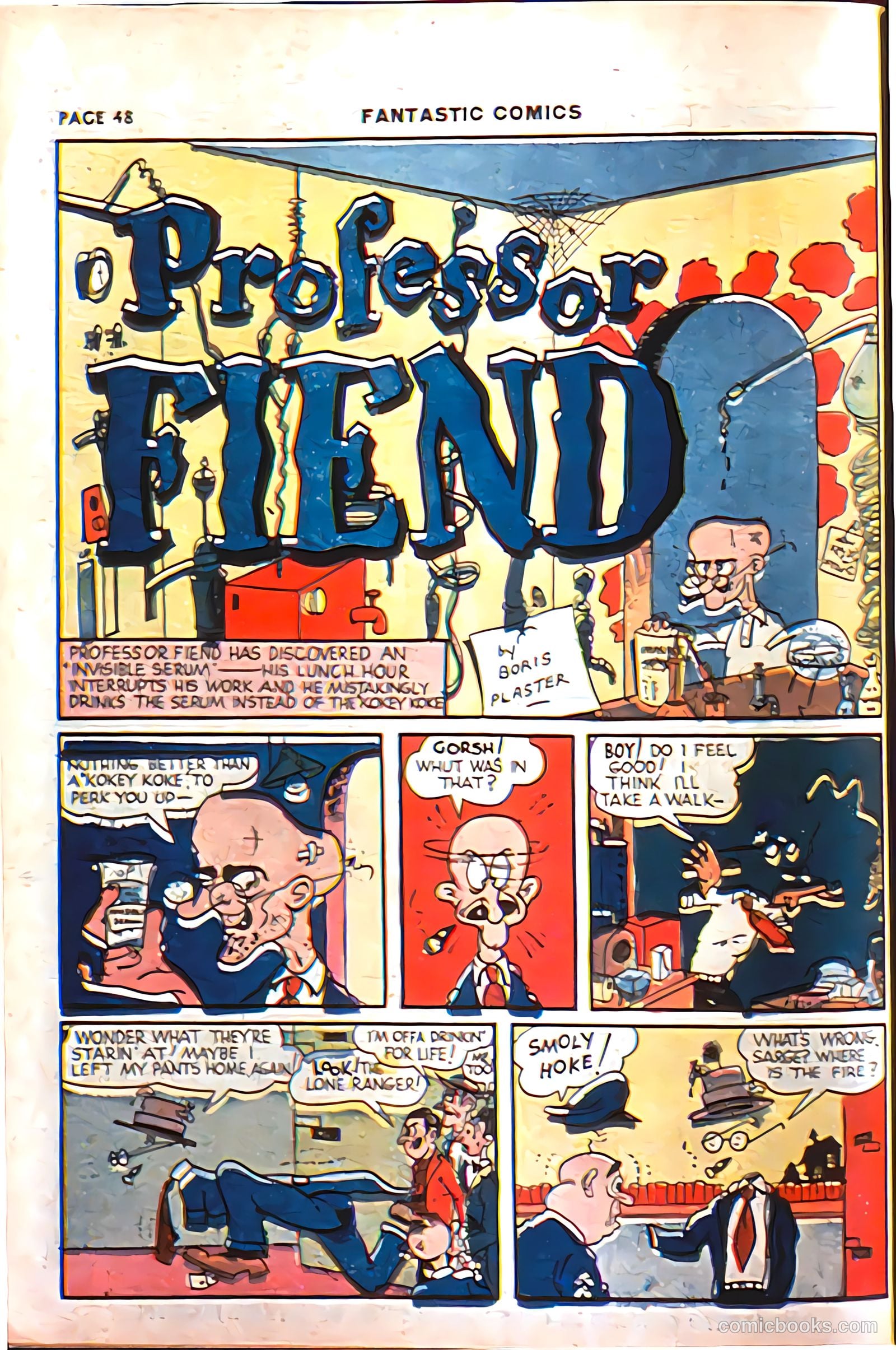 Fantastic Comics #8 (1940) — page 50 of 69