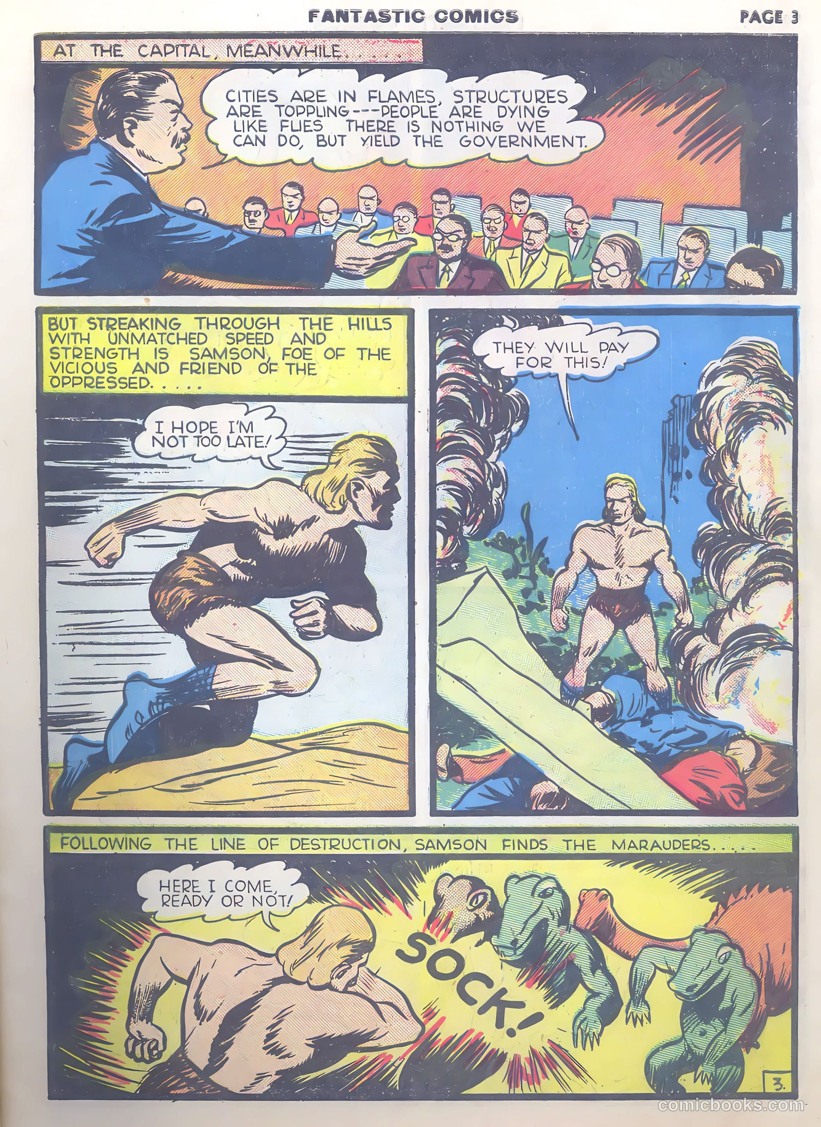 Fantastic Comics #9 (1940) — page 5 of 67