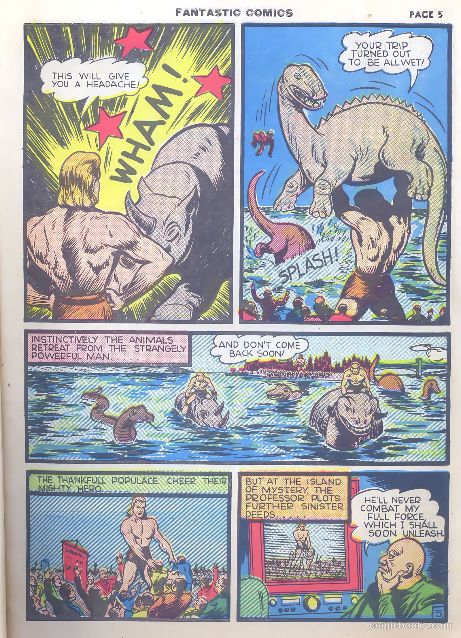 Fantastic Comics #9 (1940) — page 7 of 67