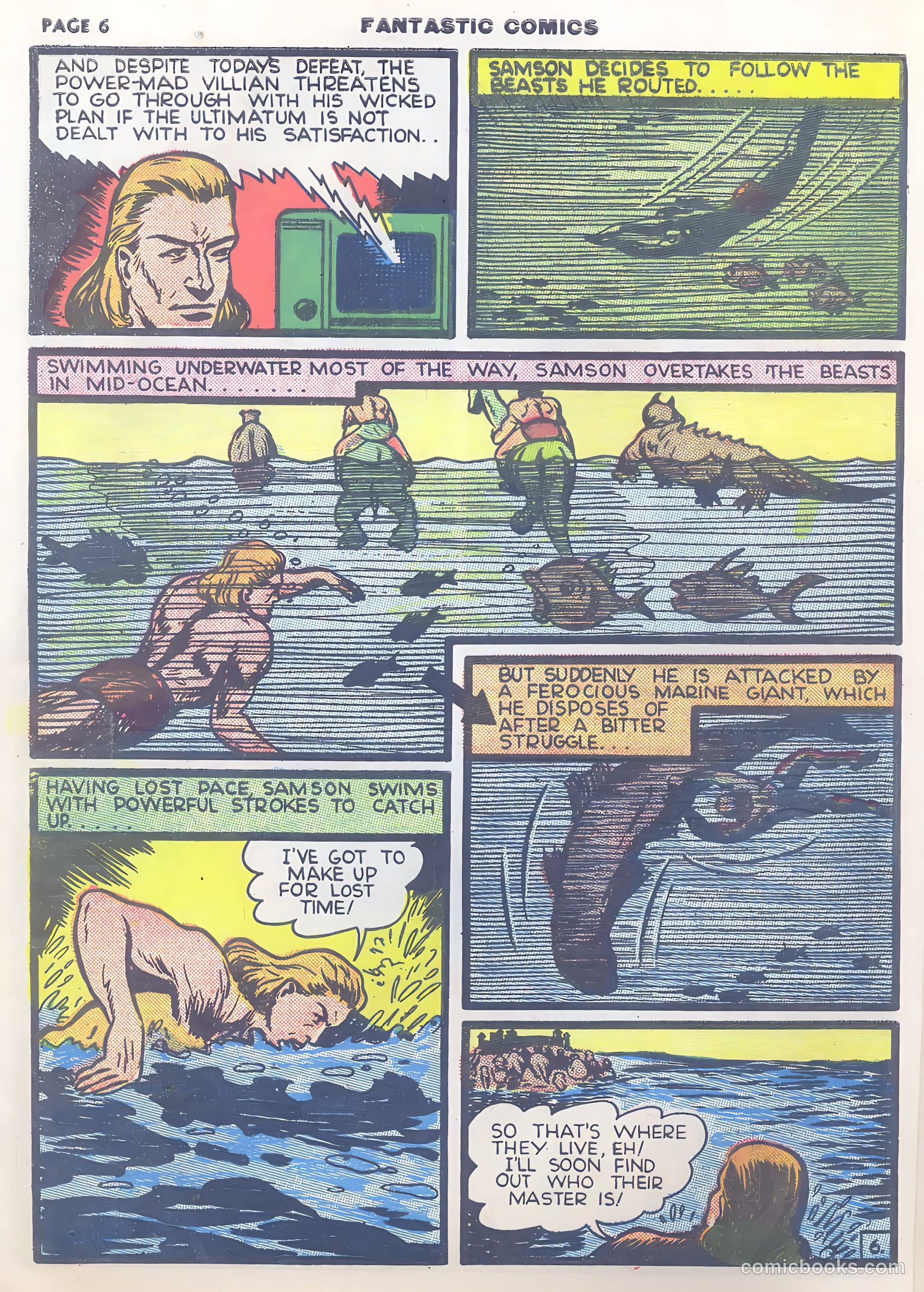 Fantastic Comics #9 (1940) — page 8 of 67