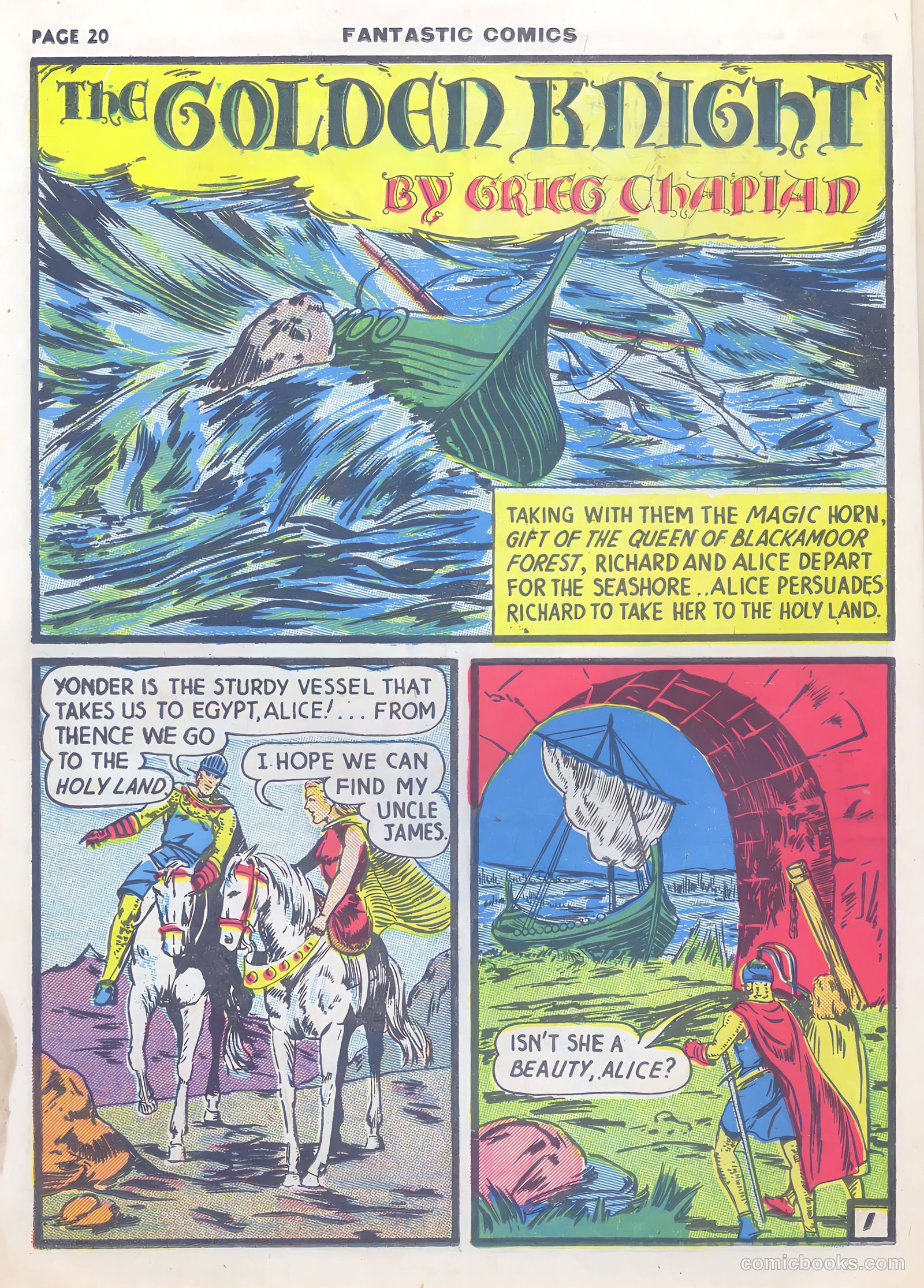 Fantastic Comics #9 (1940) — page 22 of 67