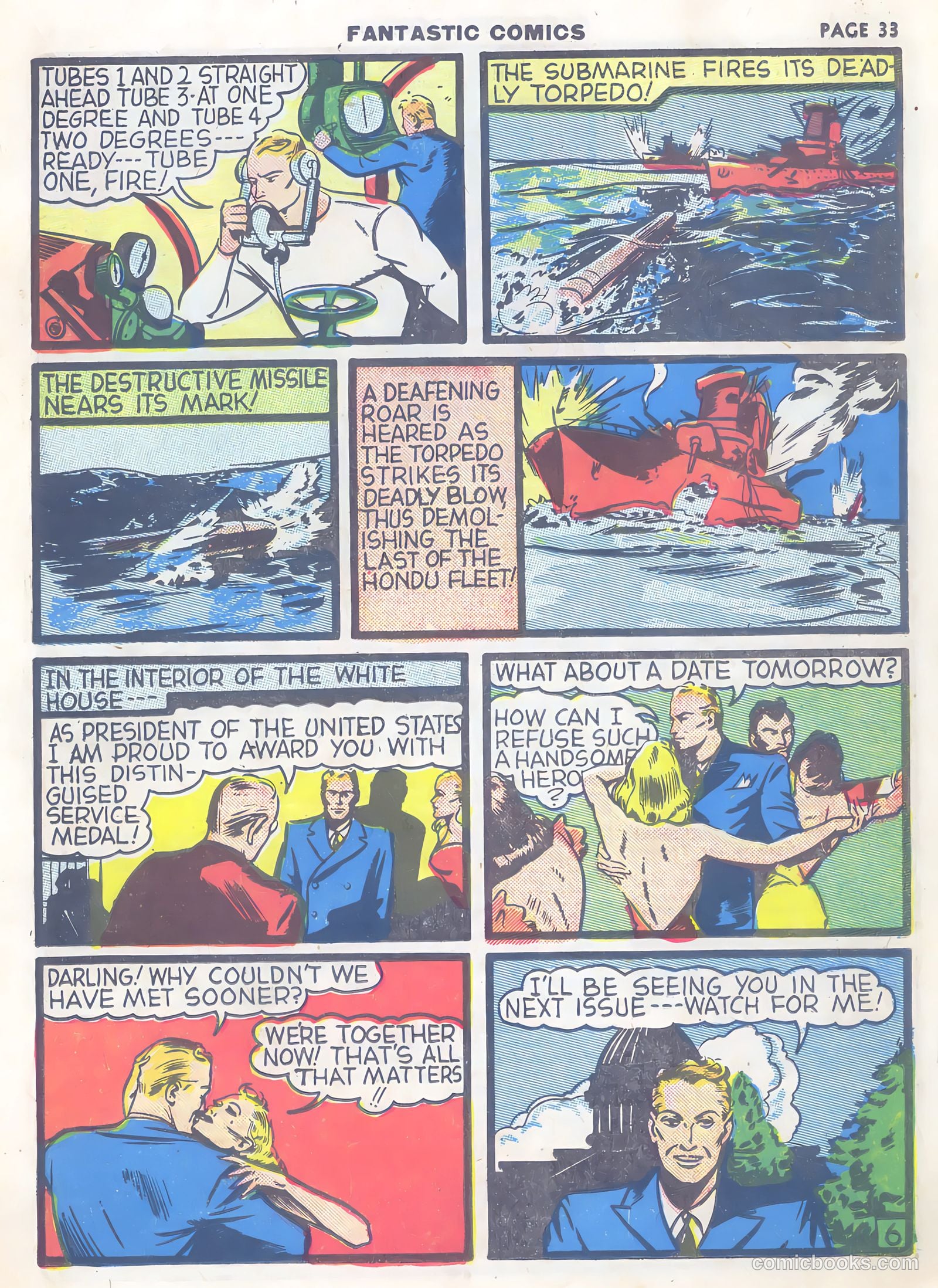 Fantastic Comics #9 (1940) — page 35 of 67