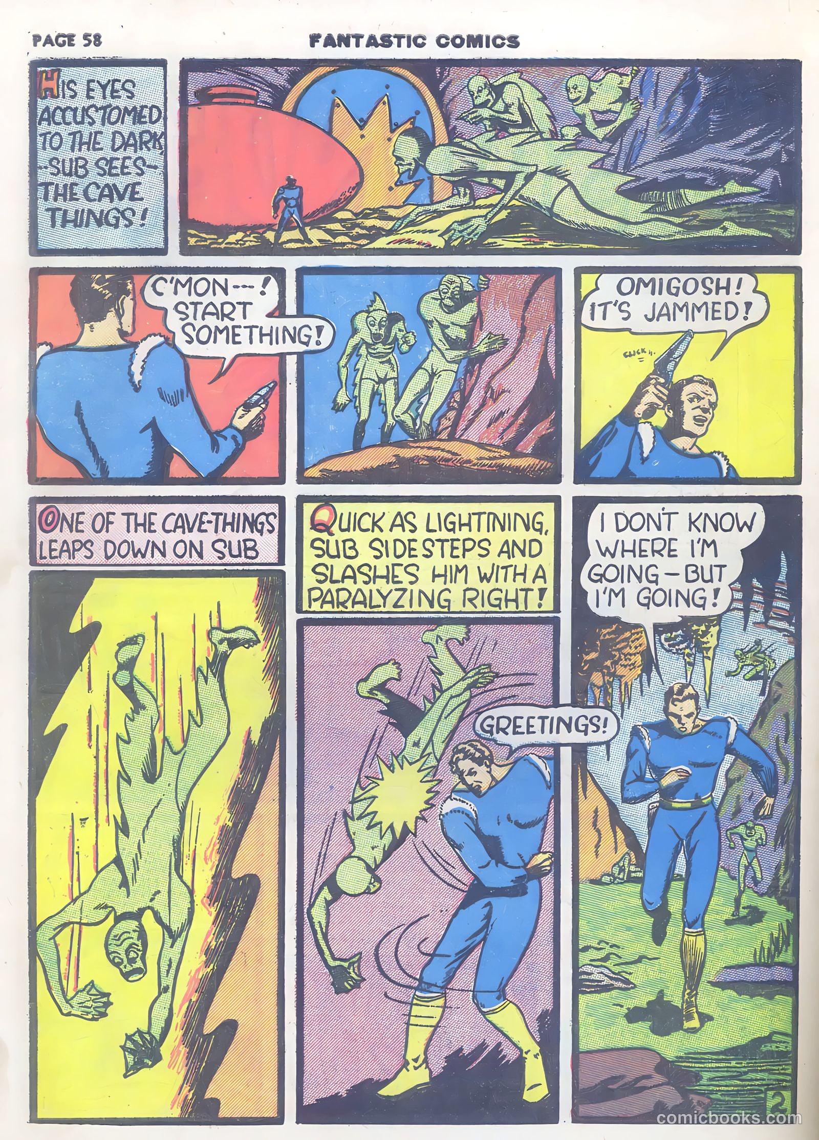 Fantastic Comics #9 (1940) — page 59 of 67