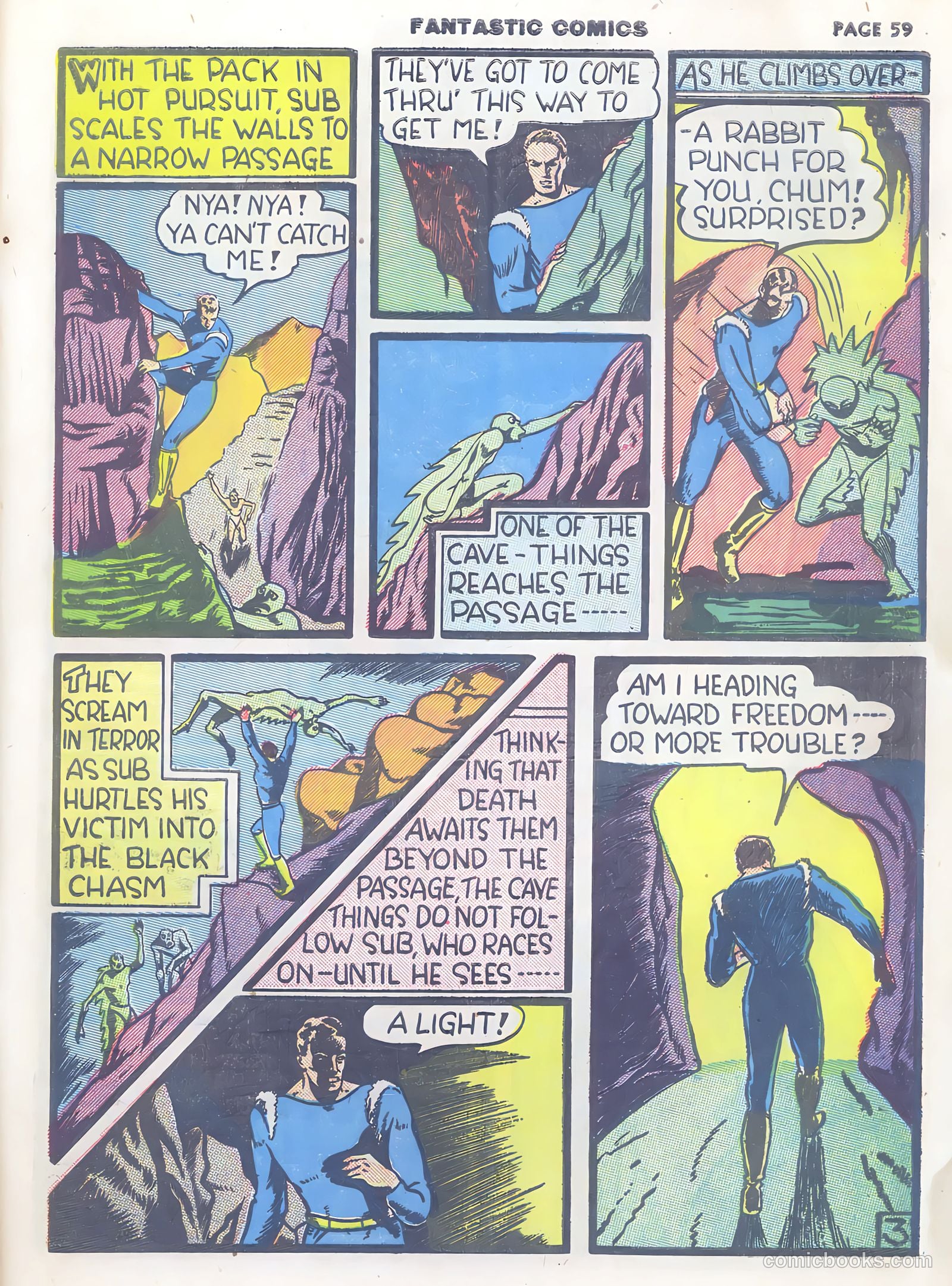 Fantastic Comics #9 (1940) — page 60 of 67