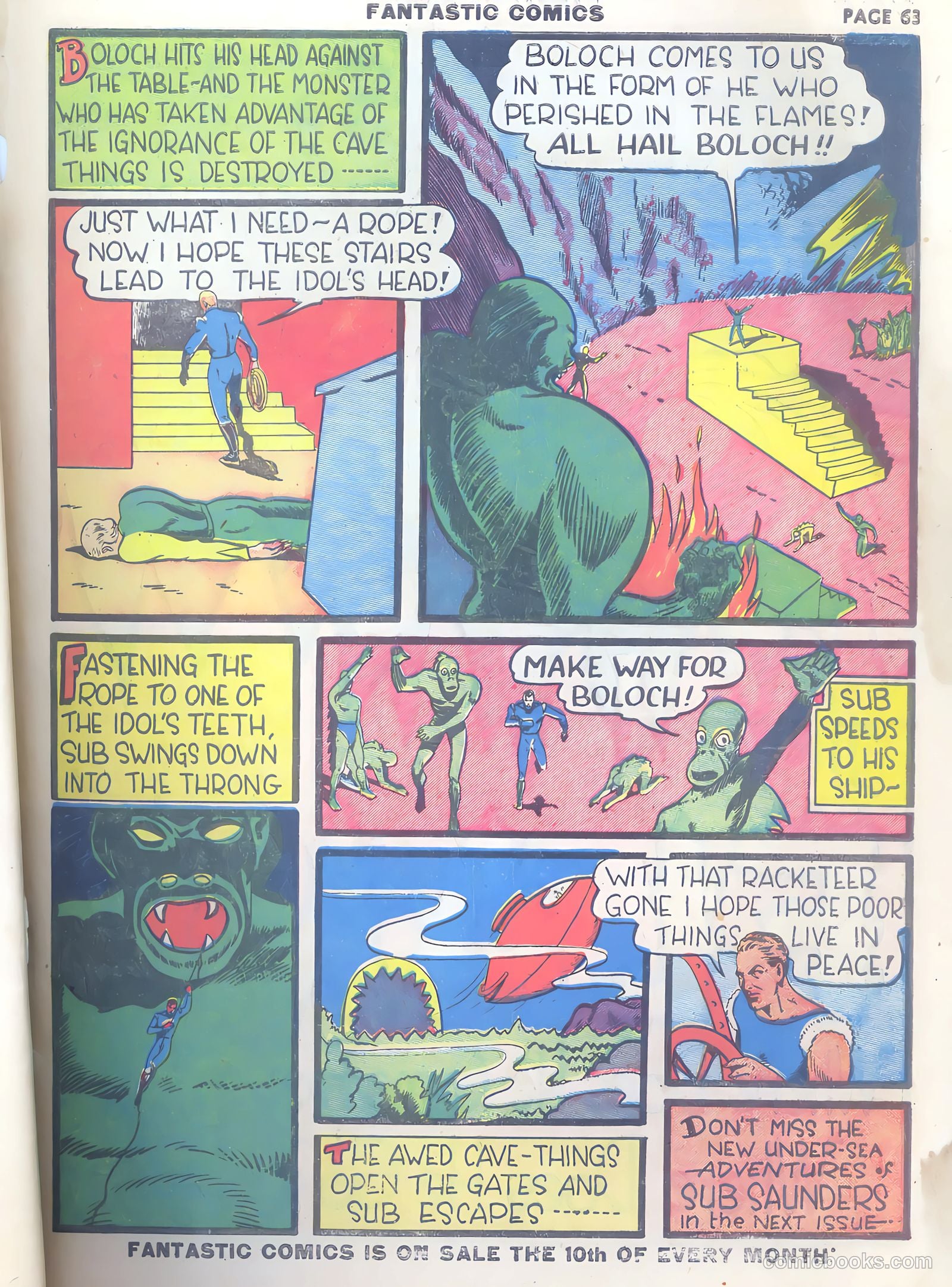 Fantastic Comics #9 (1940) — page 64 of 67