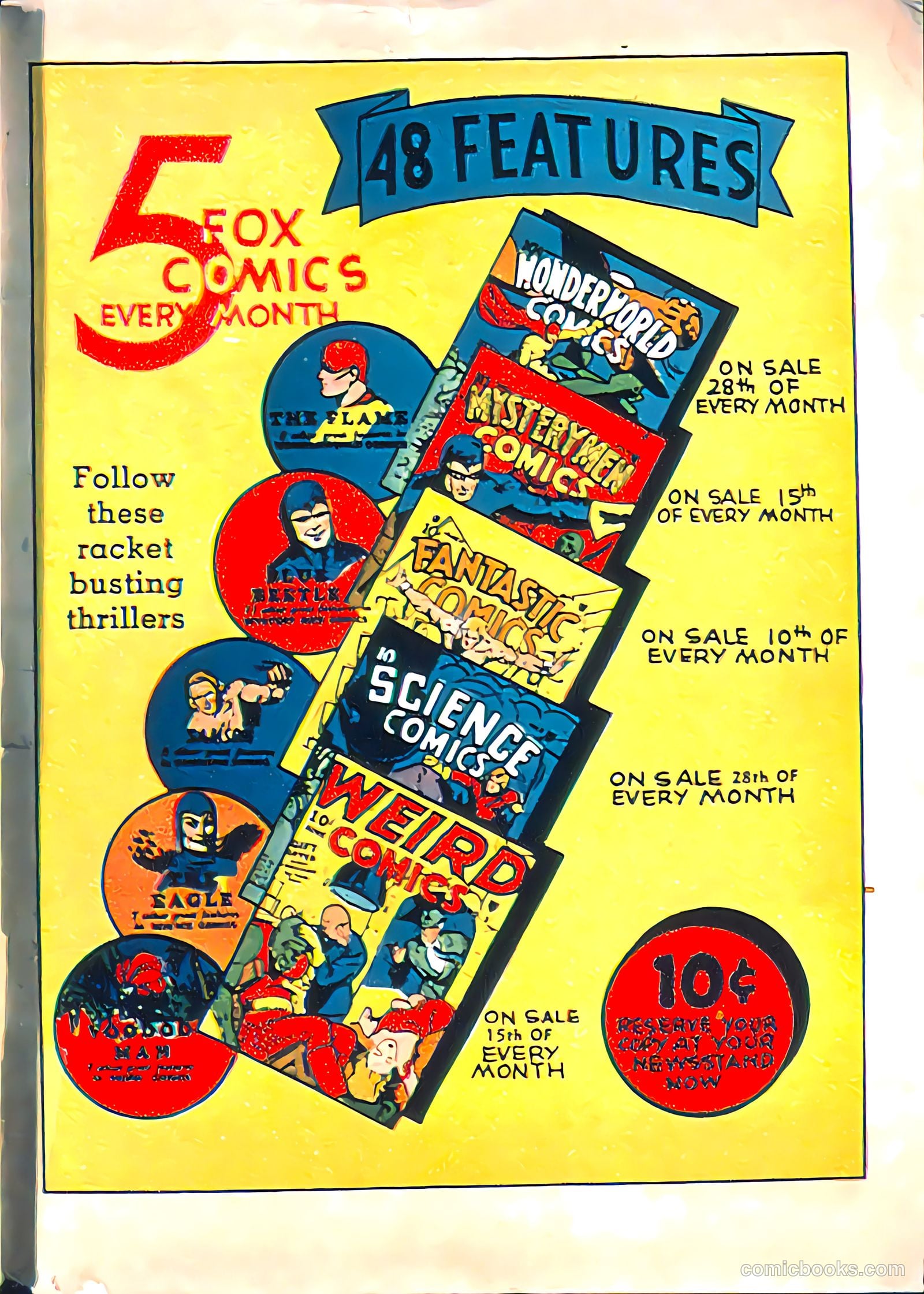 Fantastic Comics #9 (1940) — page 66 of 67