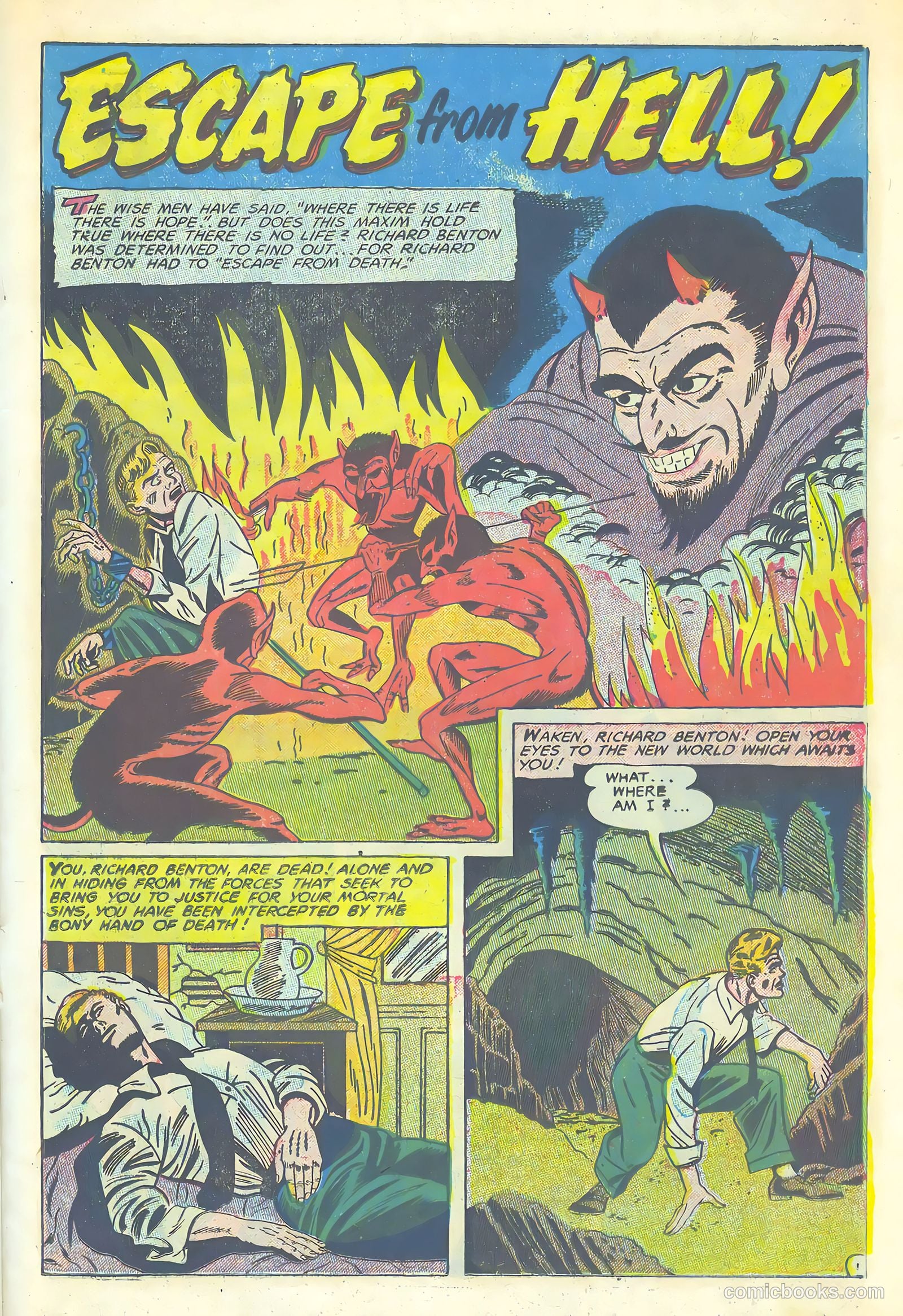Fantastic Fears #5 (1954) — page 23 of 36