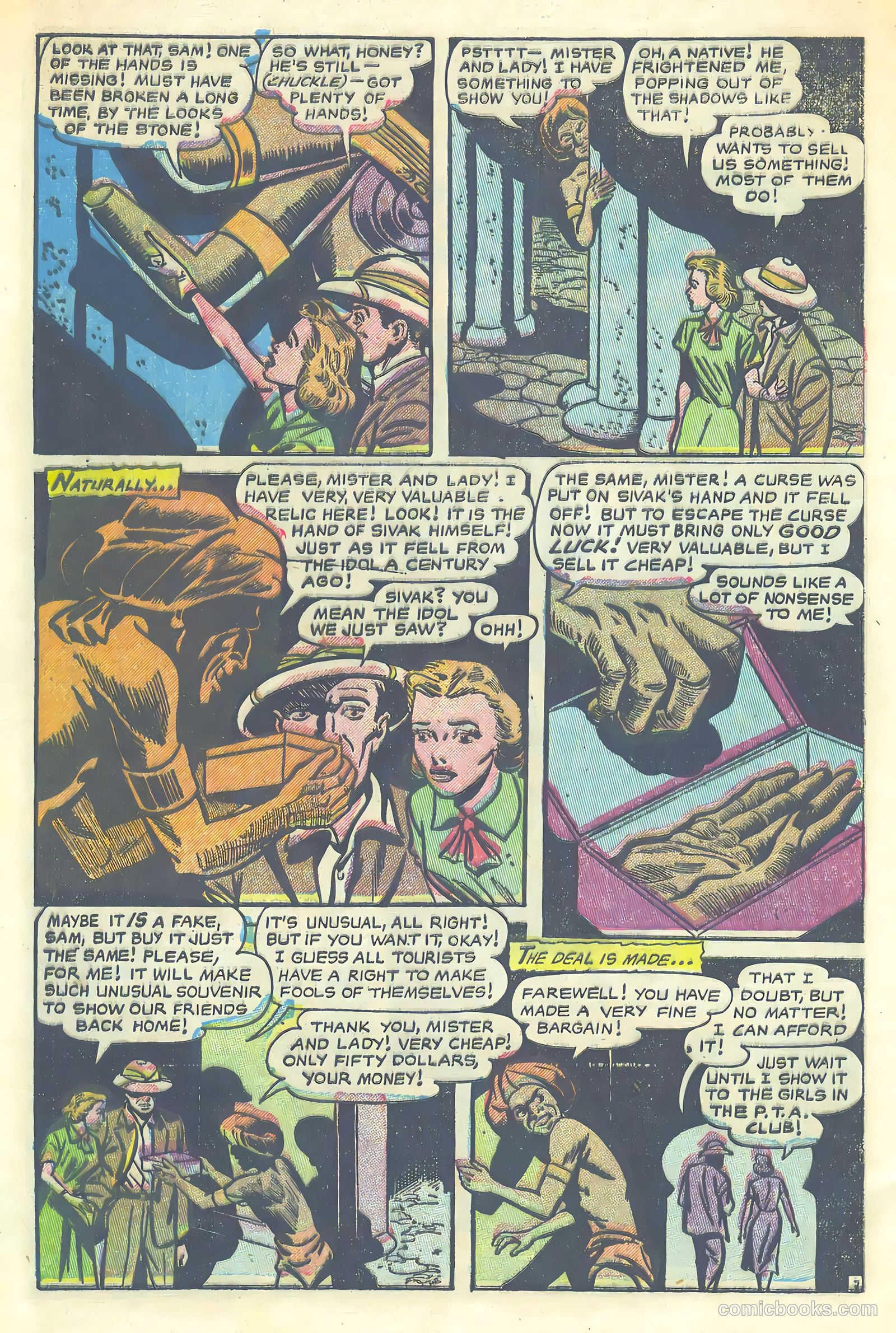 Fantastic Fears #5 (1954) — page 28 of 36