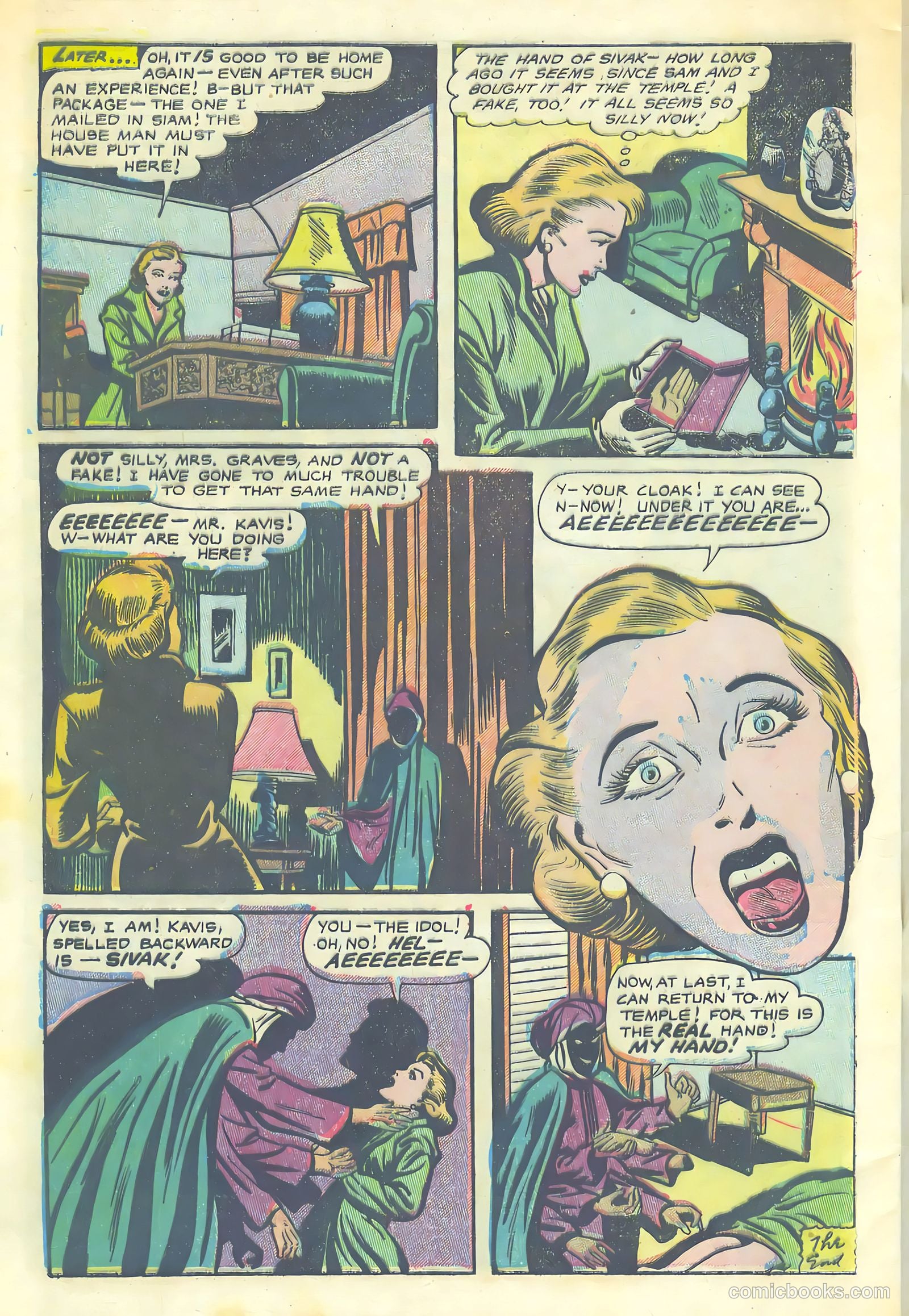 Fantastic Fears #5 (1954) — page 32 of 36