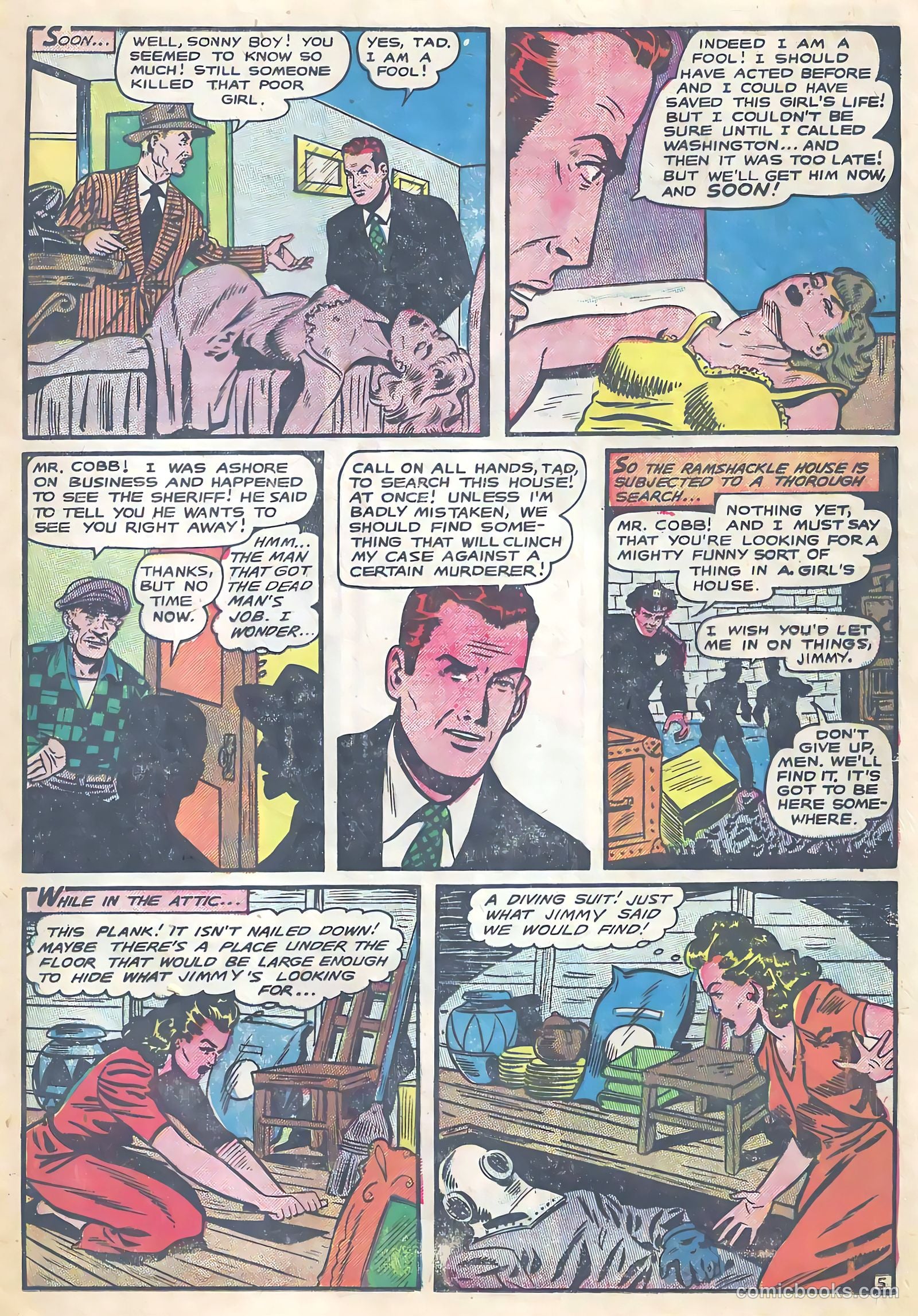 Fantastic Fears #7 (1954) — page 15 of 36