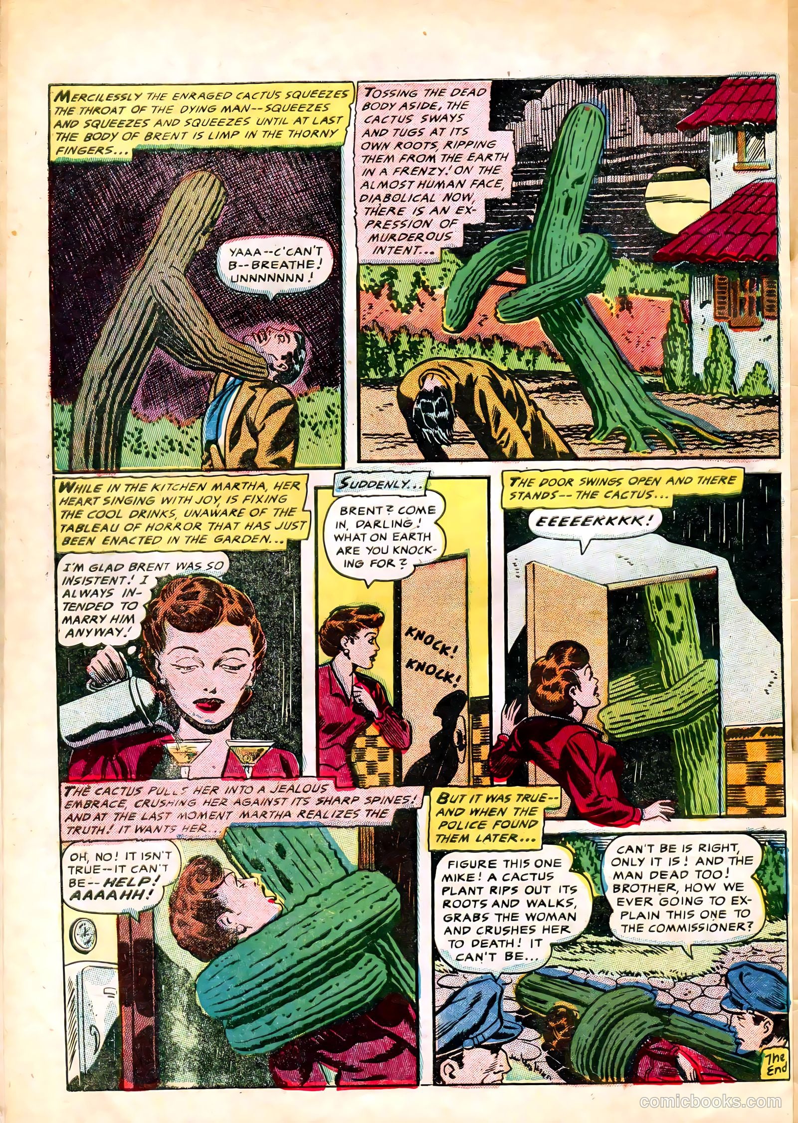 Fantastic Fears #8 (1954) — page 32 of 36