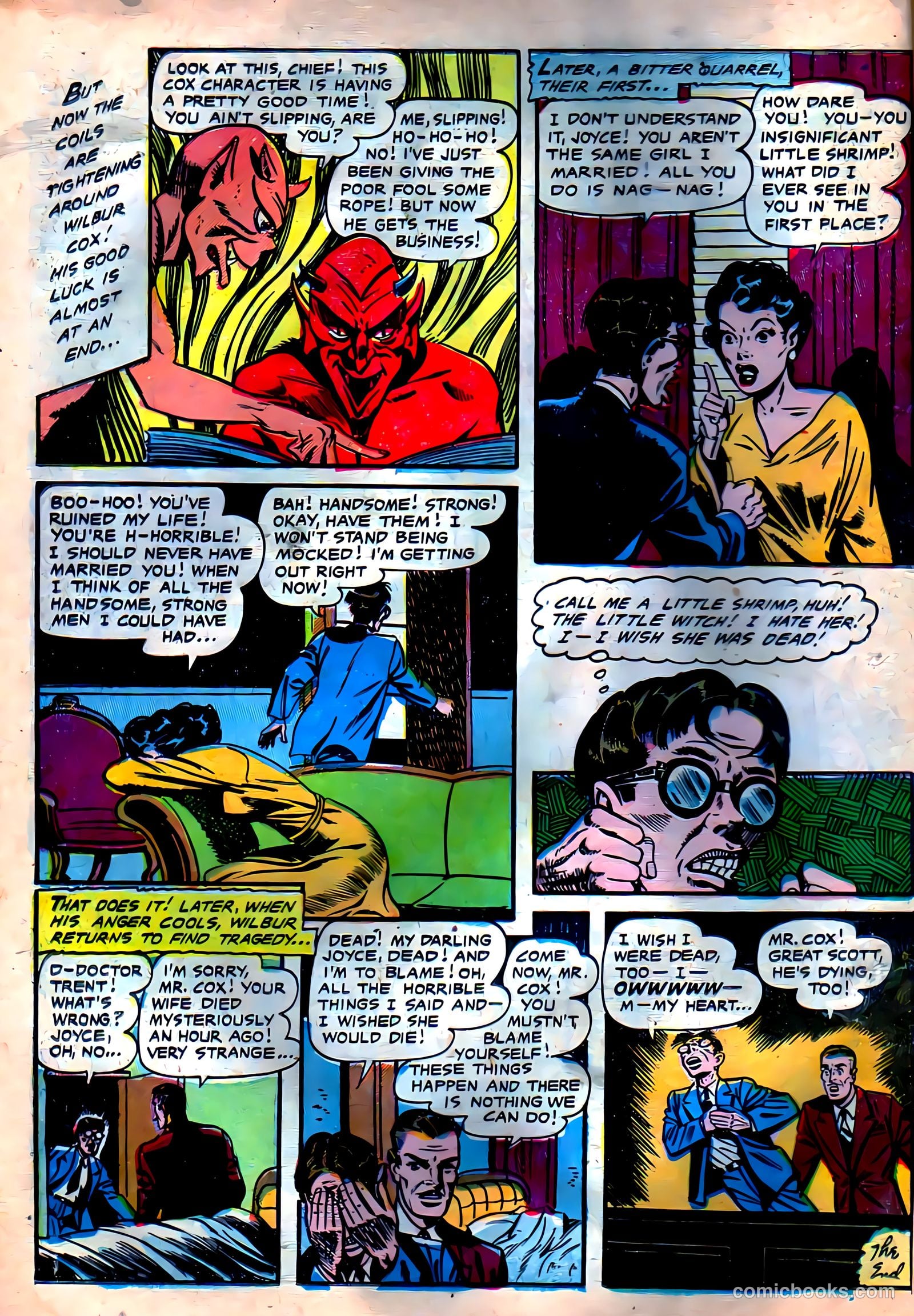 Fantastic Fears #9 (1954) — page 16 of 36