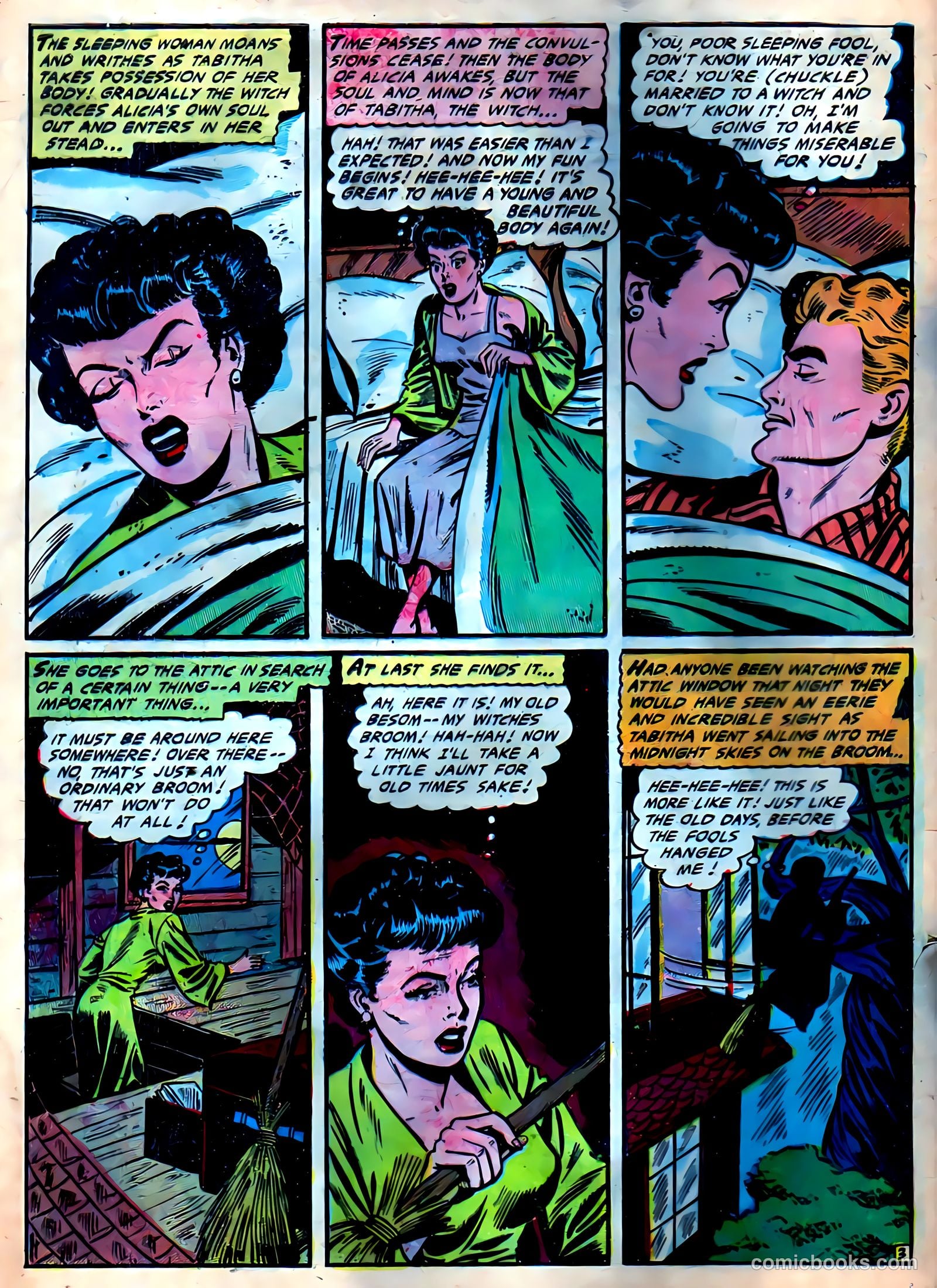 Fantastic Fears #9 (1954) — page 30 of 36
