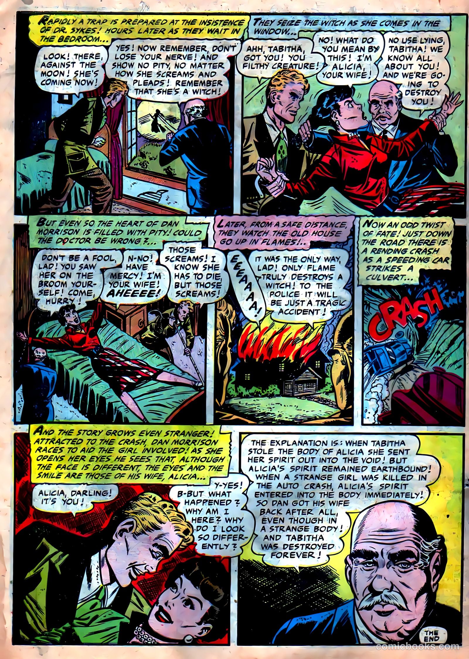 Fantastic Fears #9 (1954) — page 34 of 36