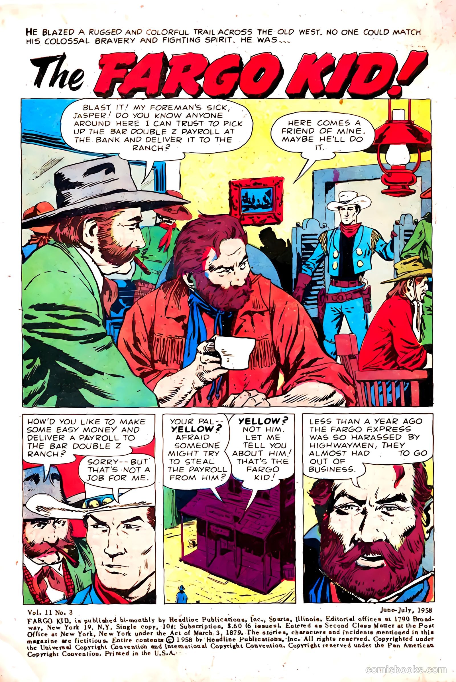 Fargo Kid #3 (1958) — page 3 of 36