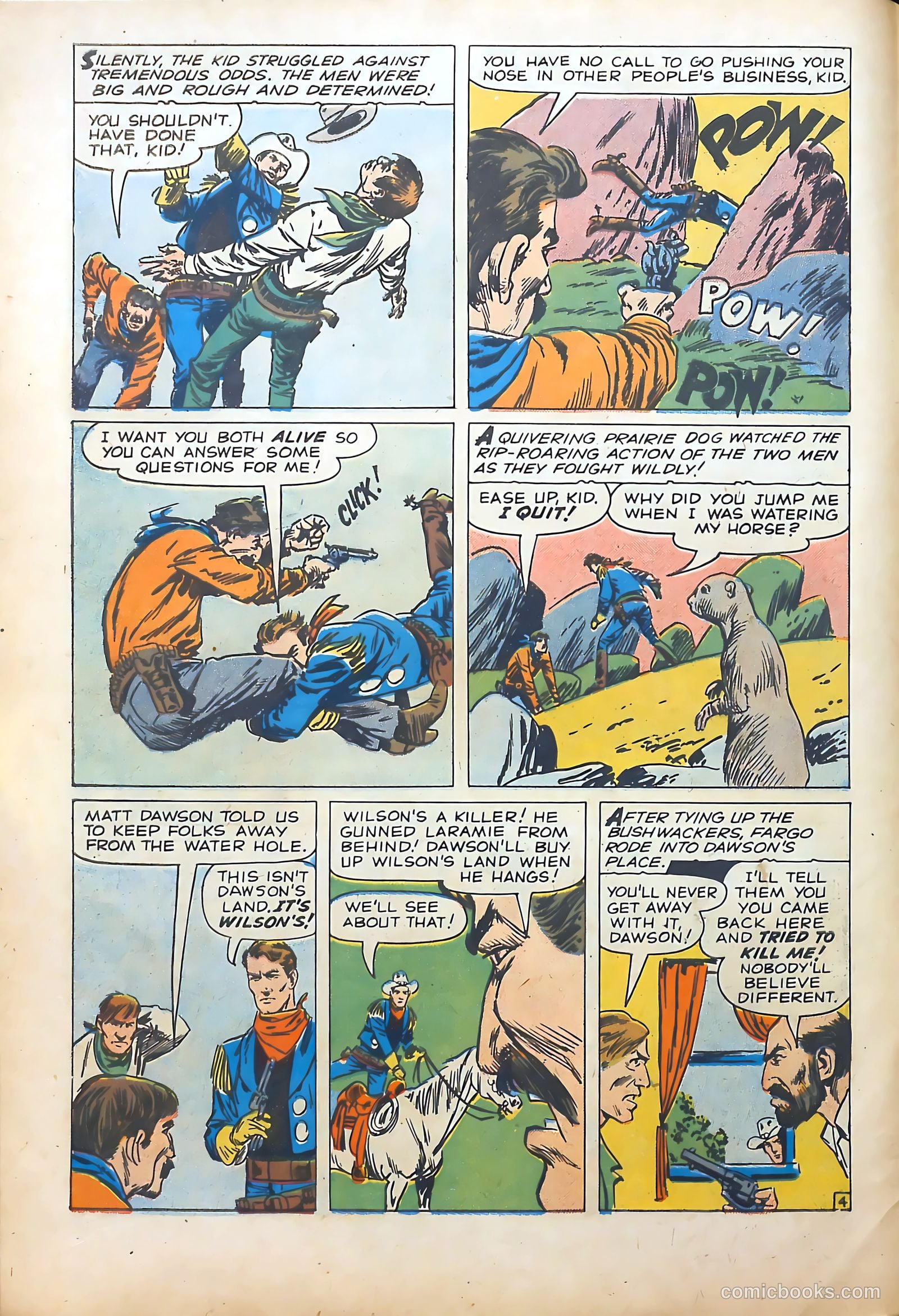 Fargo Kid #4 (1958) — page 6 of 36