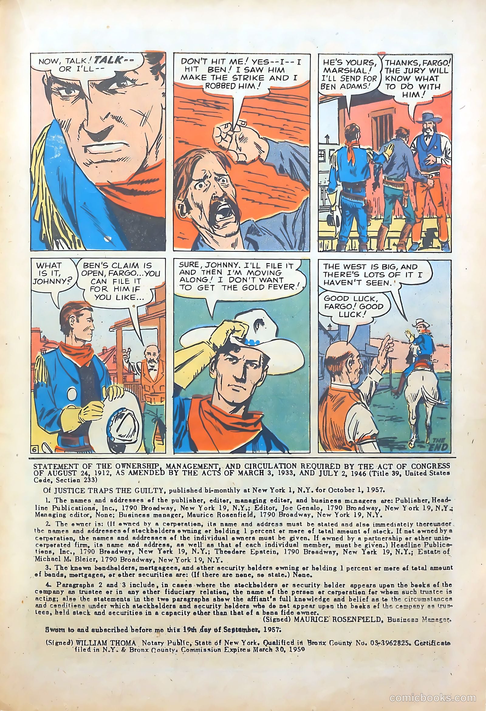 Fargo Kid #4 (1958) — page 23 of 36