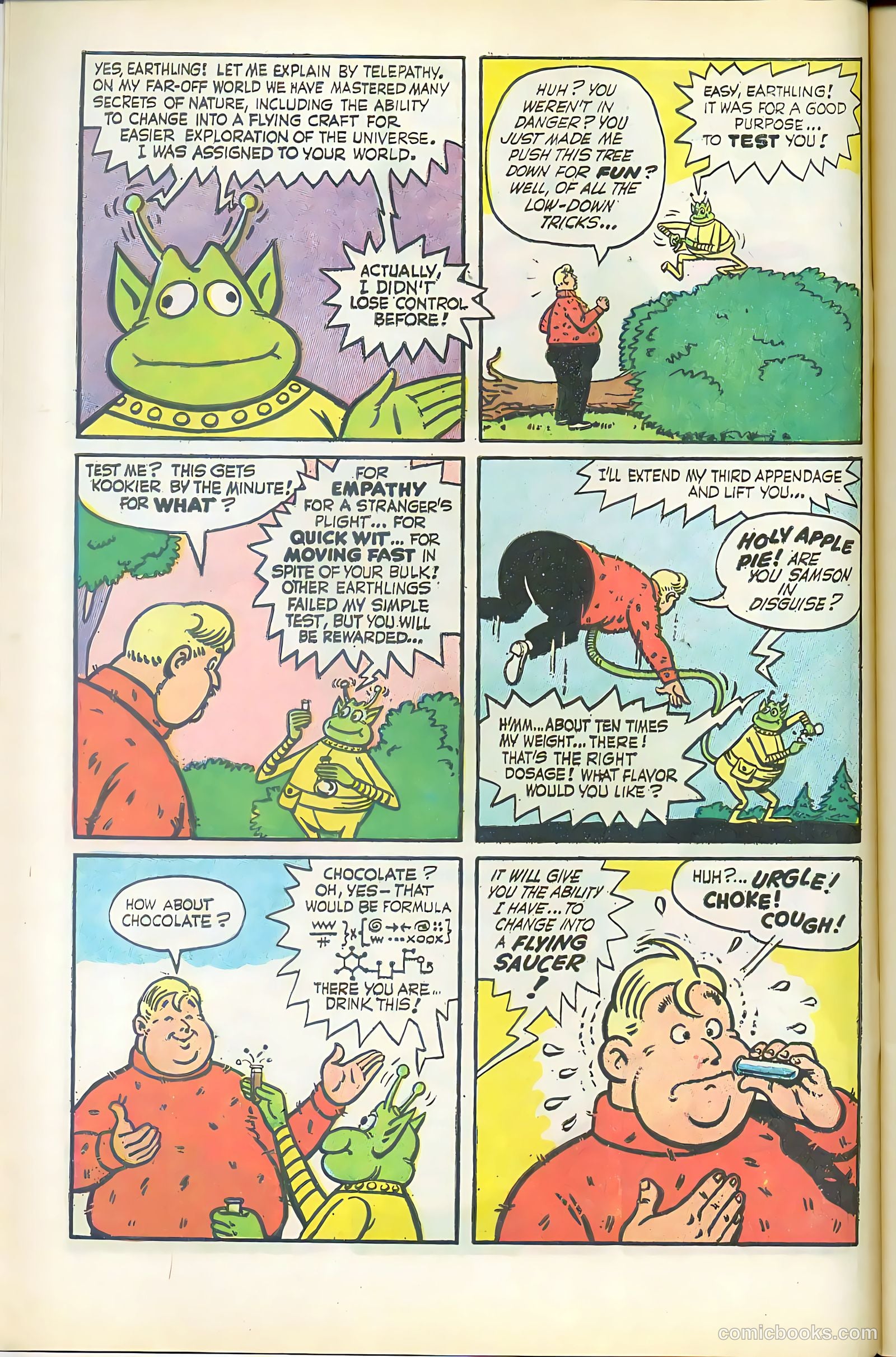 Fatman the Human Flying Saucer #1 (1967) — page 8 of 68