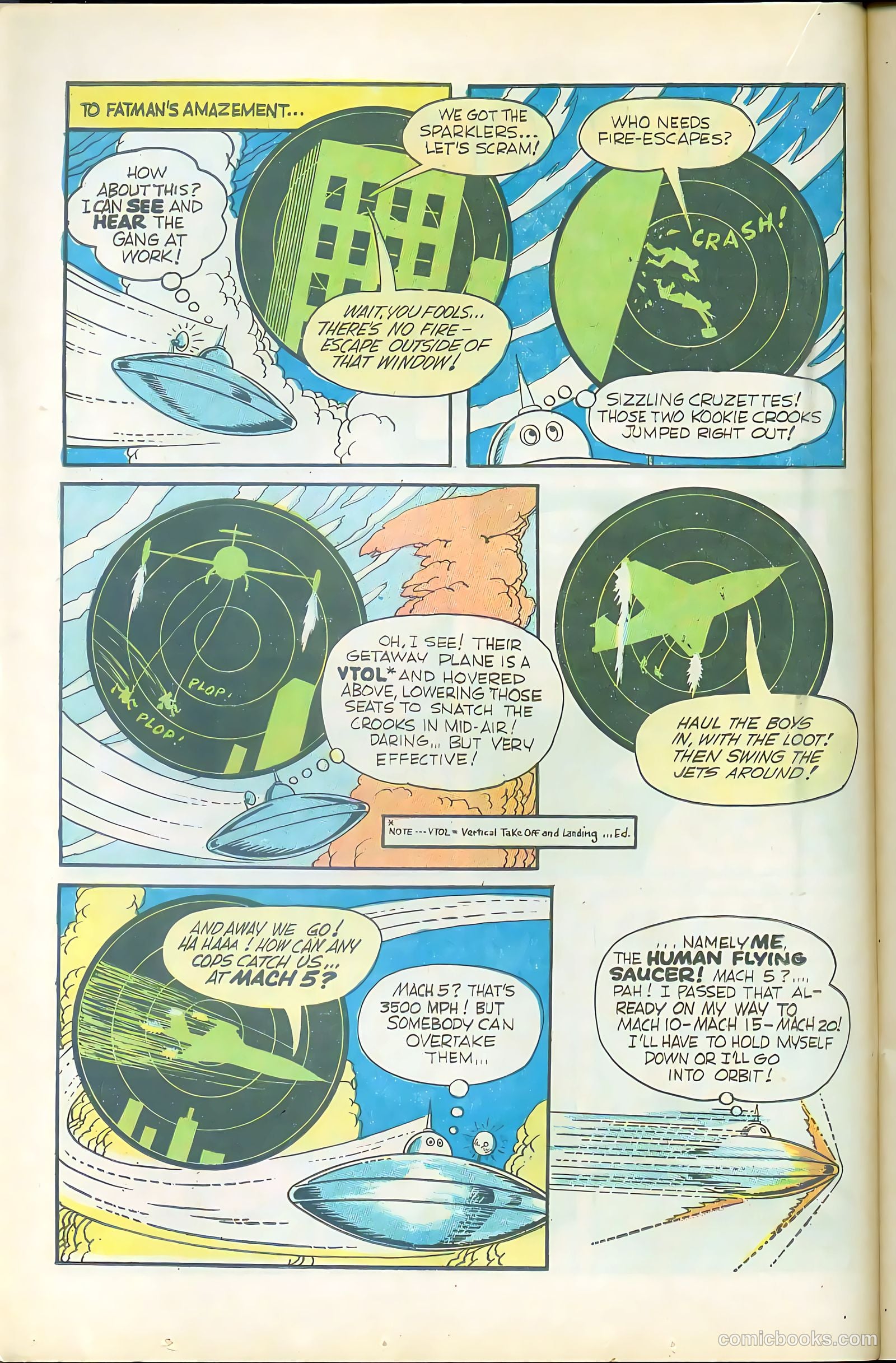 Fatman the Human Flying Saucer #1 (1967) — page 18 of 68