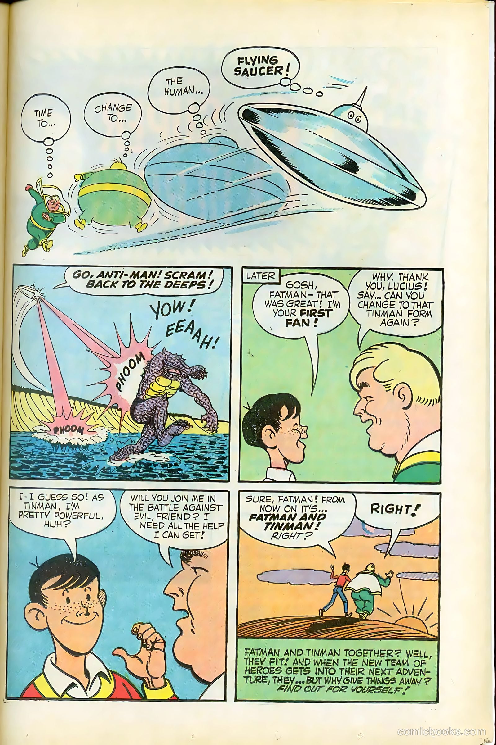 Fatman the Human Flying Saucer #1 (1967) — page 51 of 68