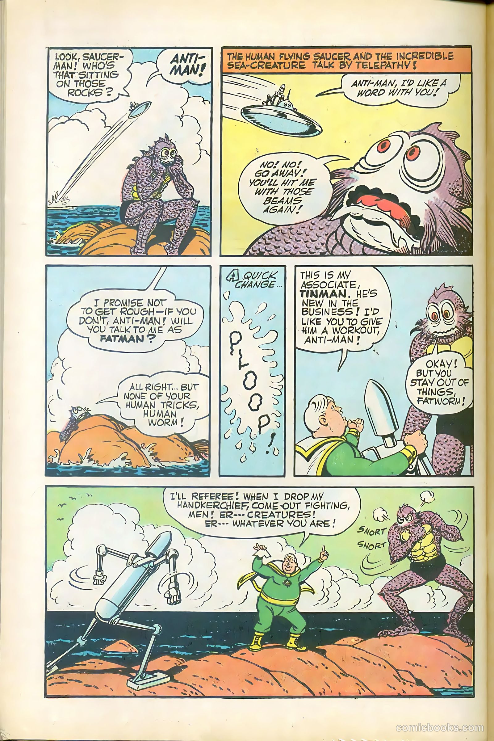Fatman the Human Flying Saucer #1 (1967) — page 58 of 68