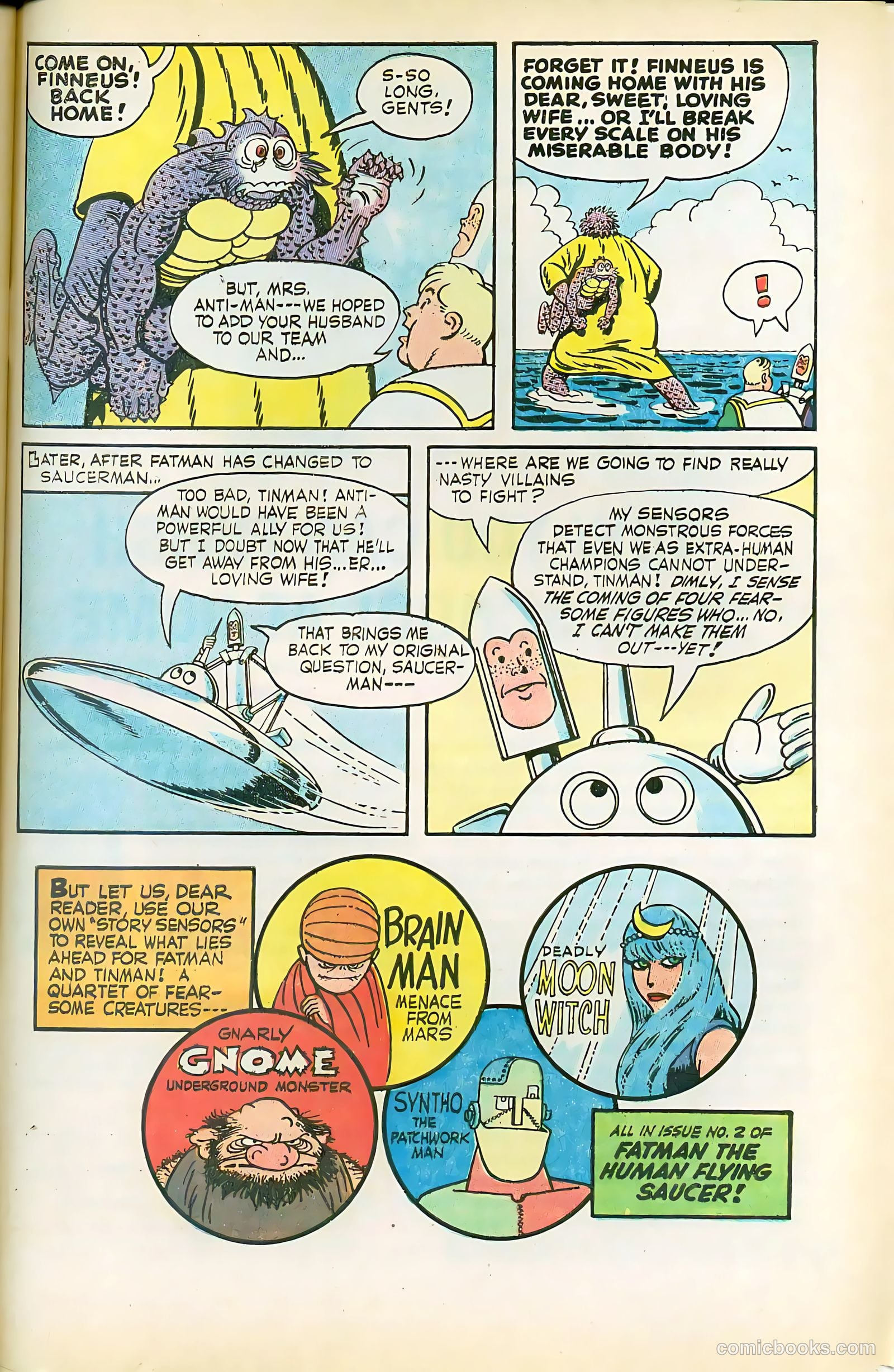 Fatman the Human Flying Saucer #1 (1967) — page 65 of 68