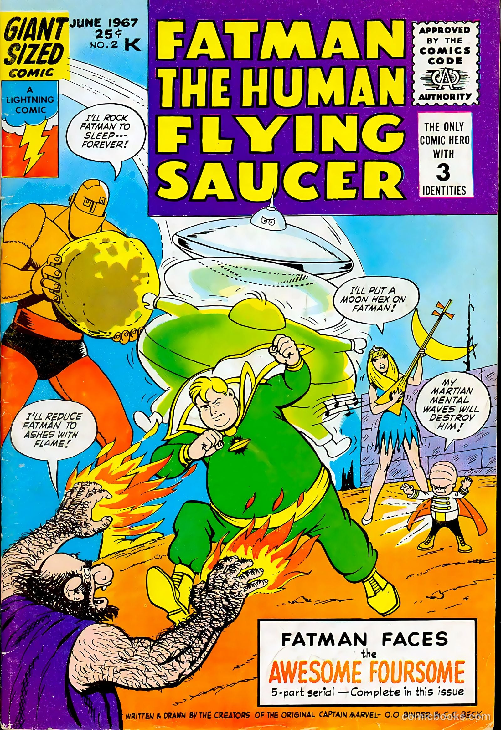 Fatman the Human Flying Saucer #2