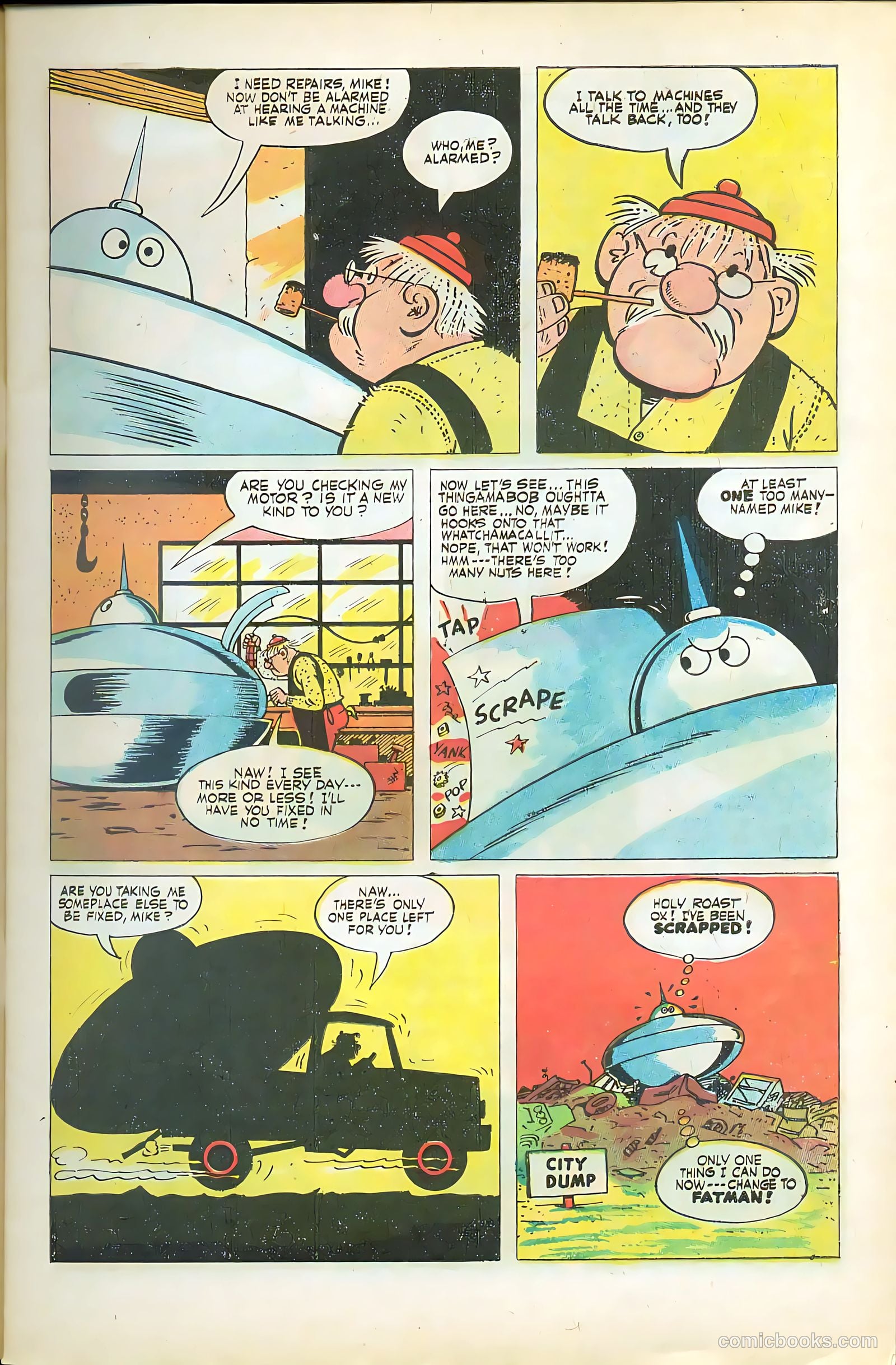 Fatman the Human Flying Saucer #2 (1967) — page 7 of 68