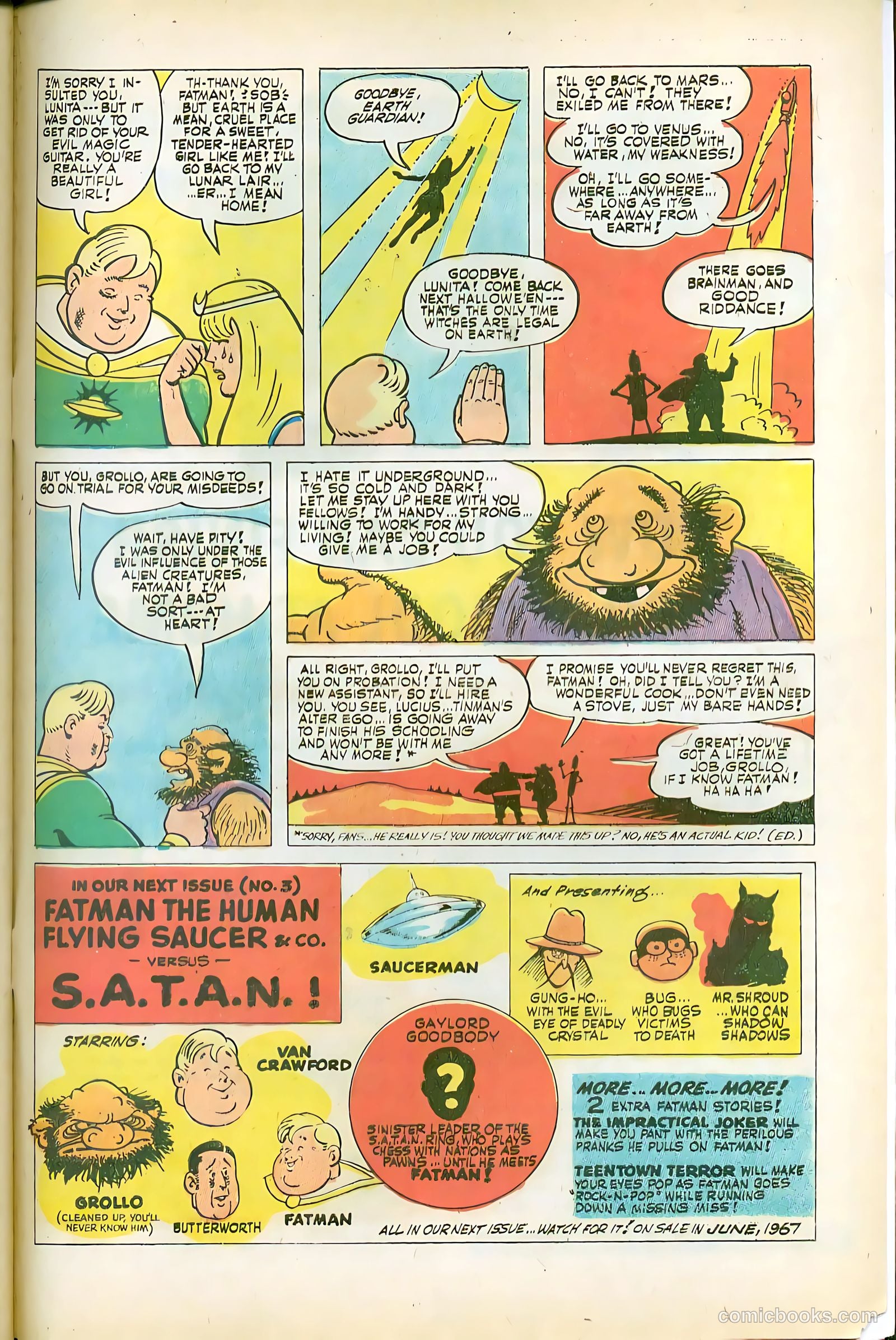 Fatman the Human Flying Saucer #2 (1967) — page 65 of 68